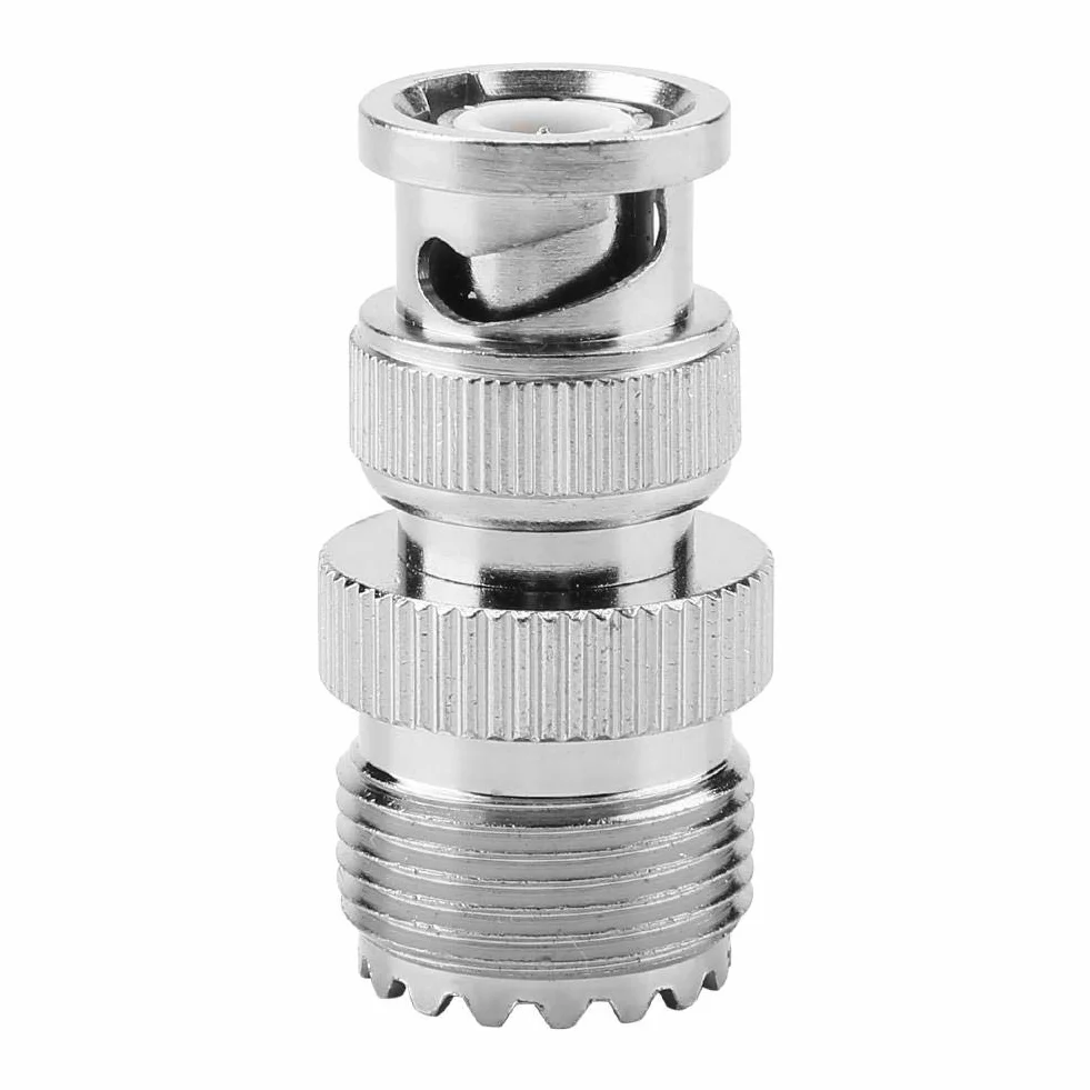BNC Koncentryczny Adapter Wtyk Męski do UHF SO239 PL259 Żeńskie Gniazdo RF