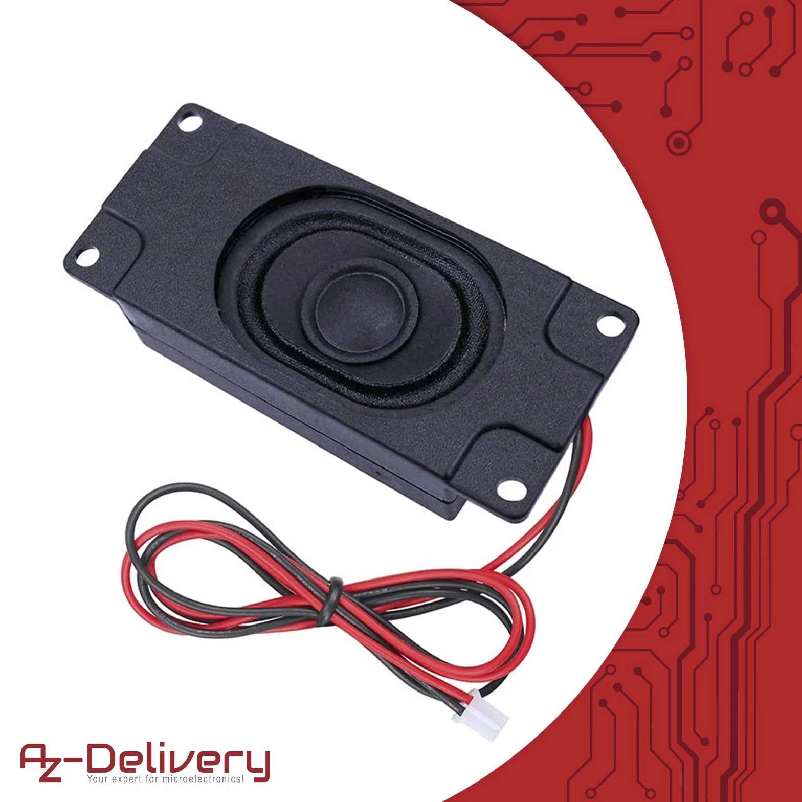 AZDelivery 2 x szt. Głośnik 3 watowy mini głośnik 8 omów