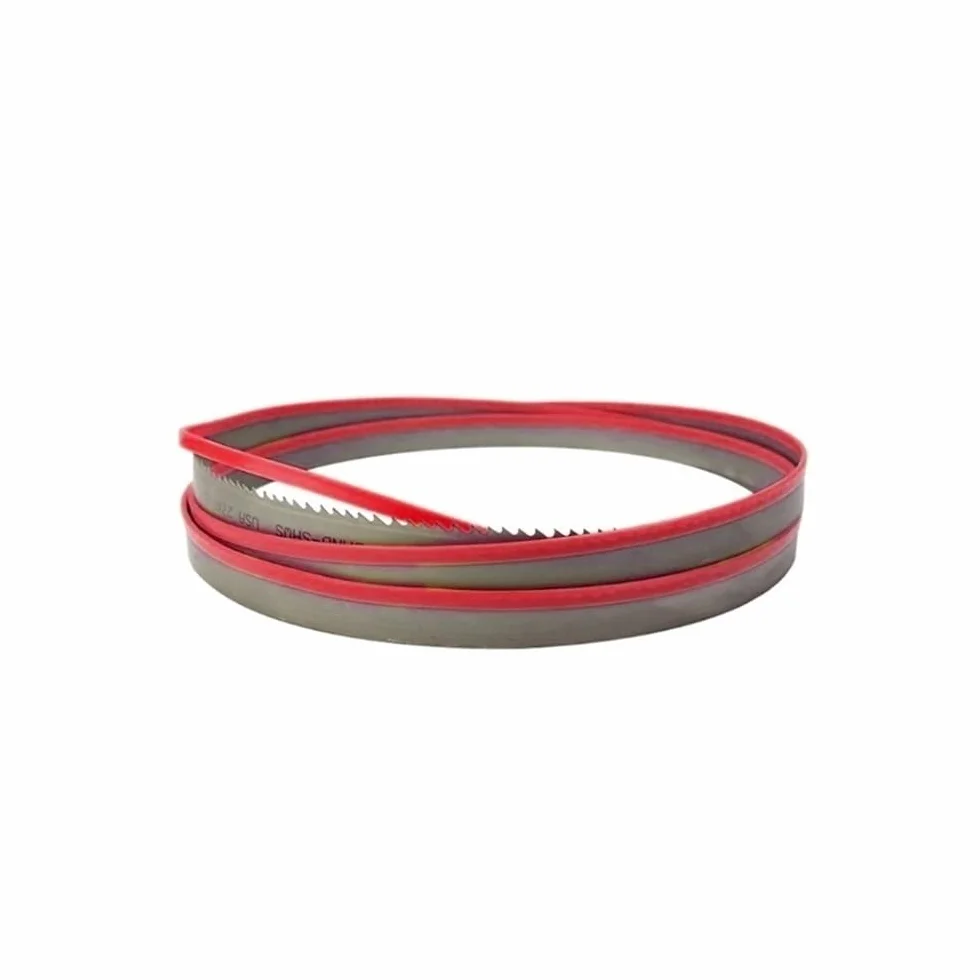 13 mm x 10-14 TPI bimetaliczne brzeszczoty taśmowe, 1/2 cala brzeszczot taśmowy M42 o wielu długościach, brzeszczoty do piły taśmowej do cięcia twardego drewna i metalu (2460 mm)