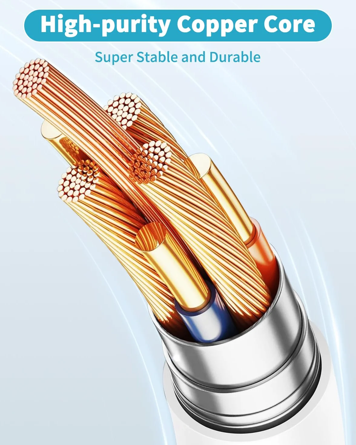 Kabel USB C Lightning 3M [Certyfikatem MFi], Kable Ładowarki iPhone USB C do Szybkiego Ładowania Kabel Type C Szybkie Ładowanie do Lightning dla iPhone 14/13/12/11/X/XS/XR/8/7/iPad/AirPods