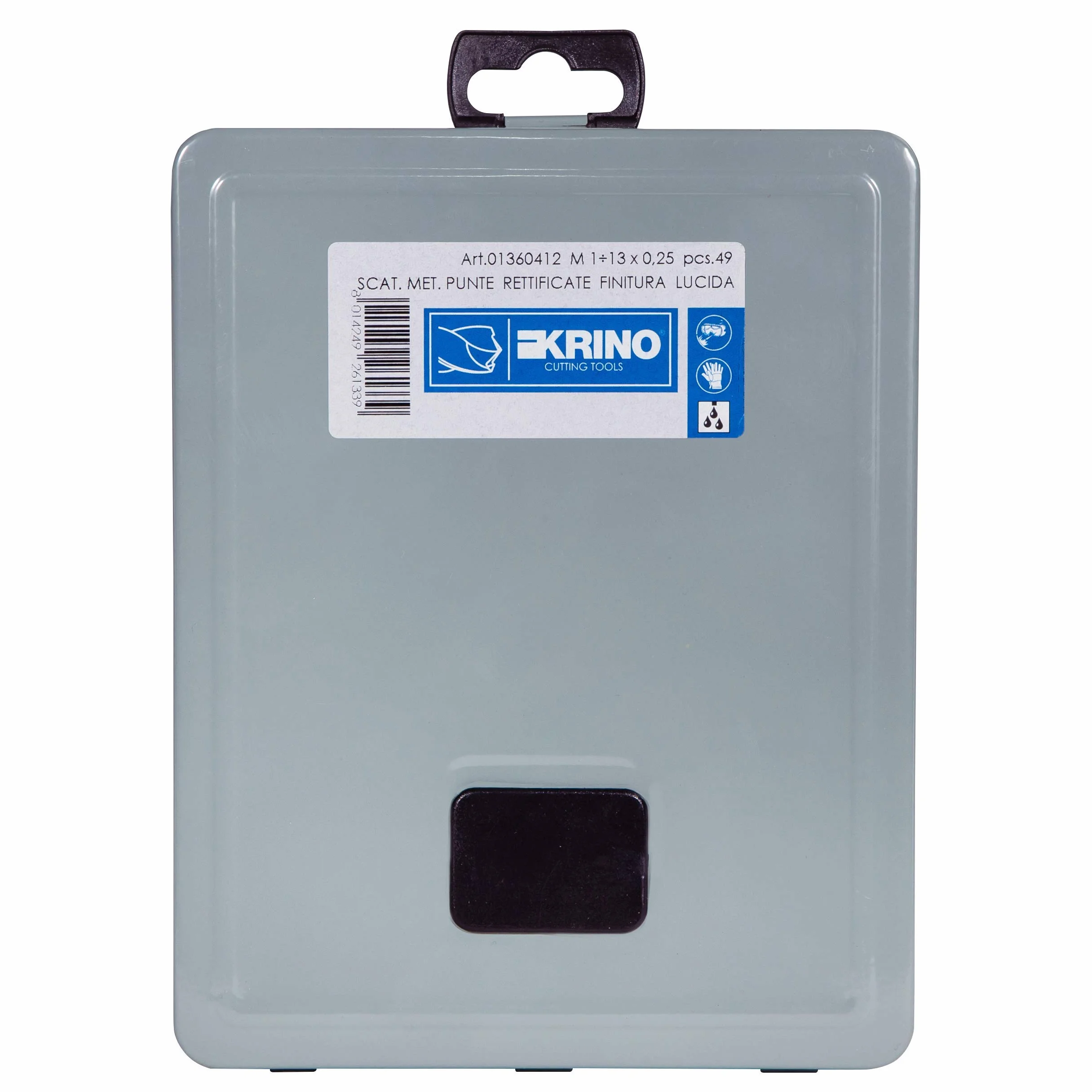 Krino 01360412 HSS wiertło szlifowane, zestaw 49 części, stal