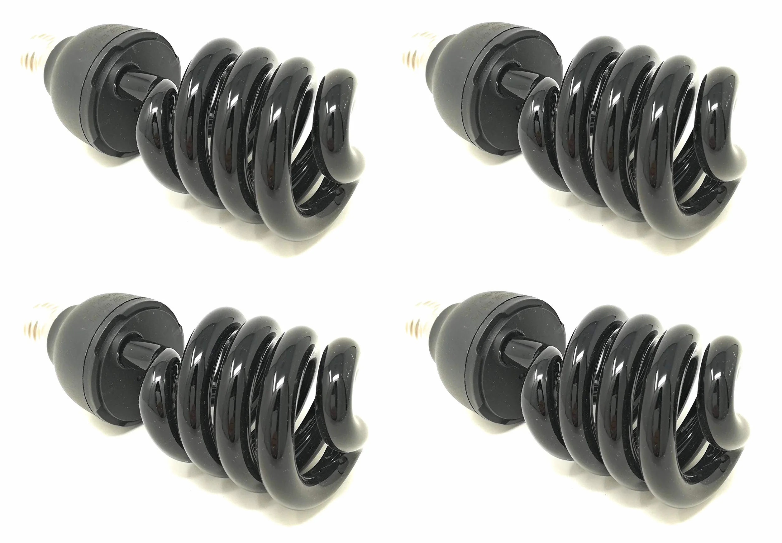 4 x Spiralna żarówka UV z czarnym światłem, 28 W, na dyskotekę, imprezę, efekt neonowy