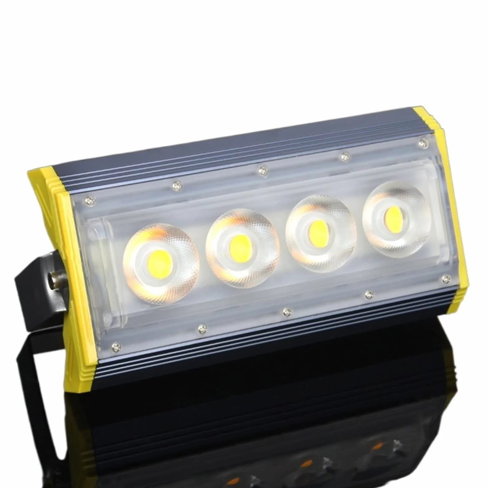lampy solarne， Projektor o dużej mocy, jasna lampa LED do oświetlenia ogrodu(Bianco)