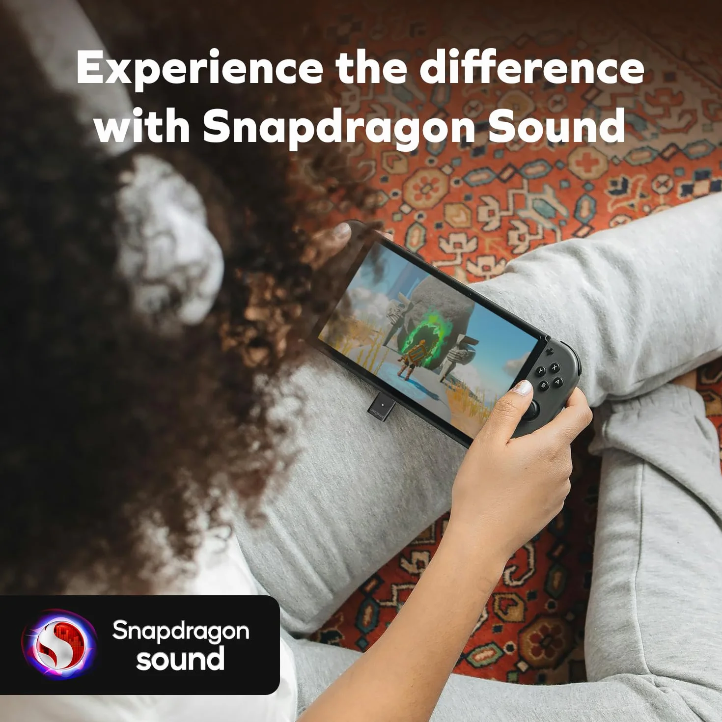 Creative BT-W6 bezprzewodowy nadajnik Bluetooth Audio LS z technologią Snapdragon Sound