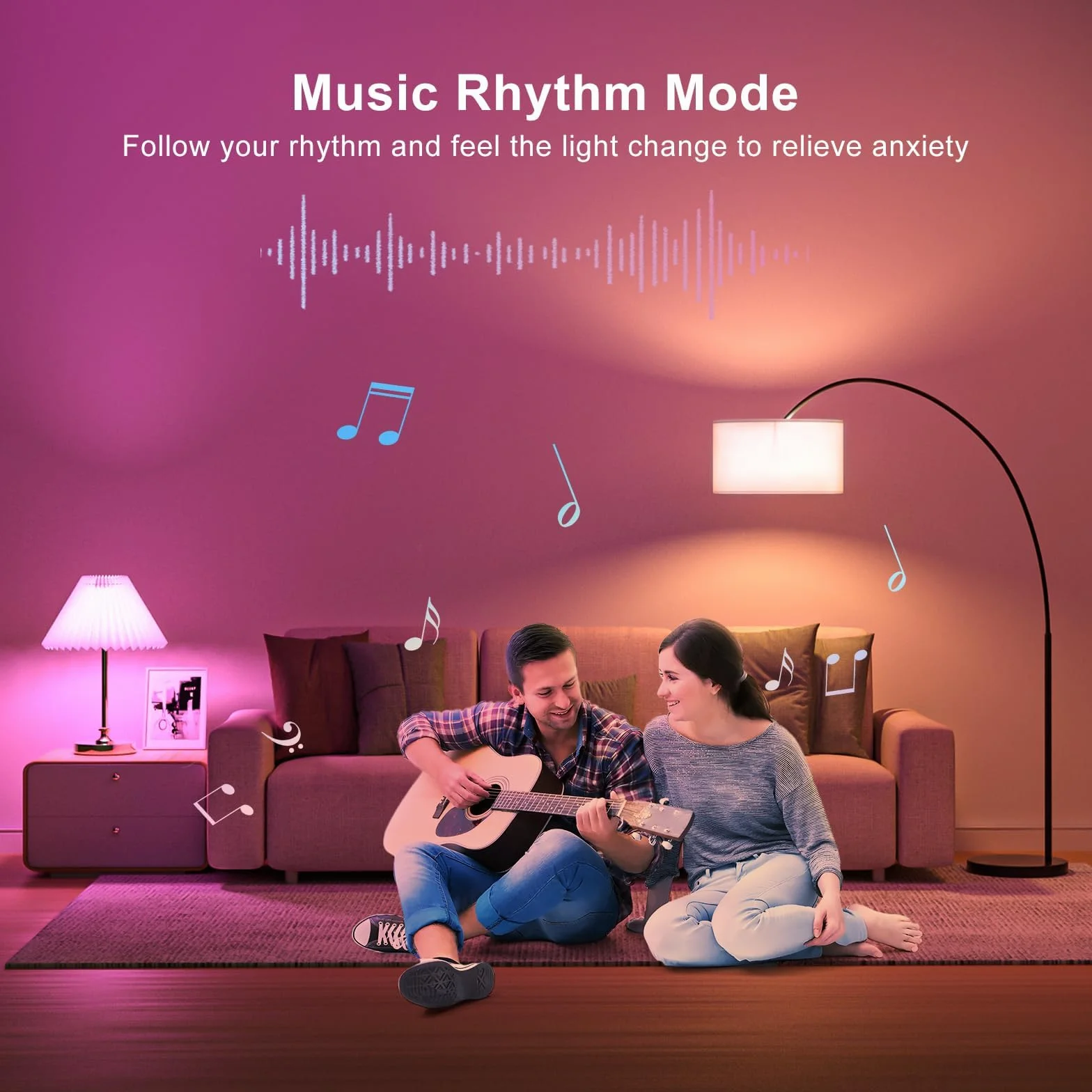 Żarówka Alexa Fitop Smart E27, lampa Wi-Fi, kompatybilna z Alexa/Google Home, 10 W, 900 lm, możliwość ściemniania, ciepła biel i wielokolorowa żarówka, kontrola za pomocą aplikacji, nie wymaga koncentratora, 1 szt.