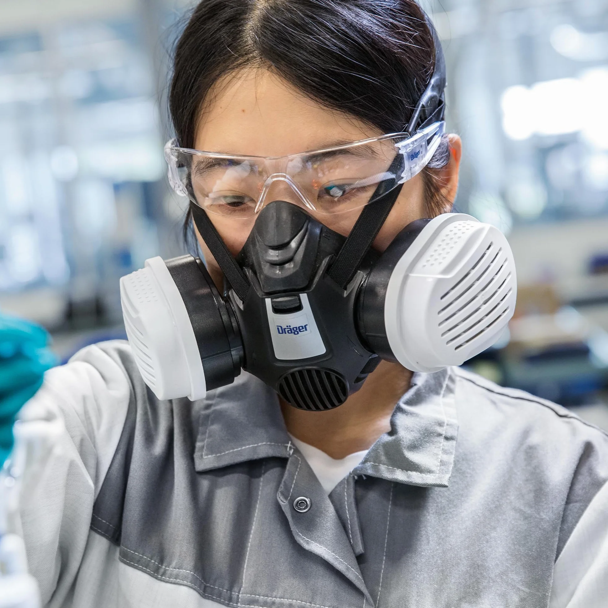 Dräger X-plore Bagnetowy filtr kombinowany A2 P3 do gazów i cząstek stałych | 3 pary | filtr zamienny do pełnych i półmasek X-plore 3300, 3500 i 5500