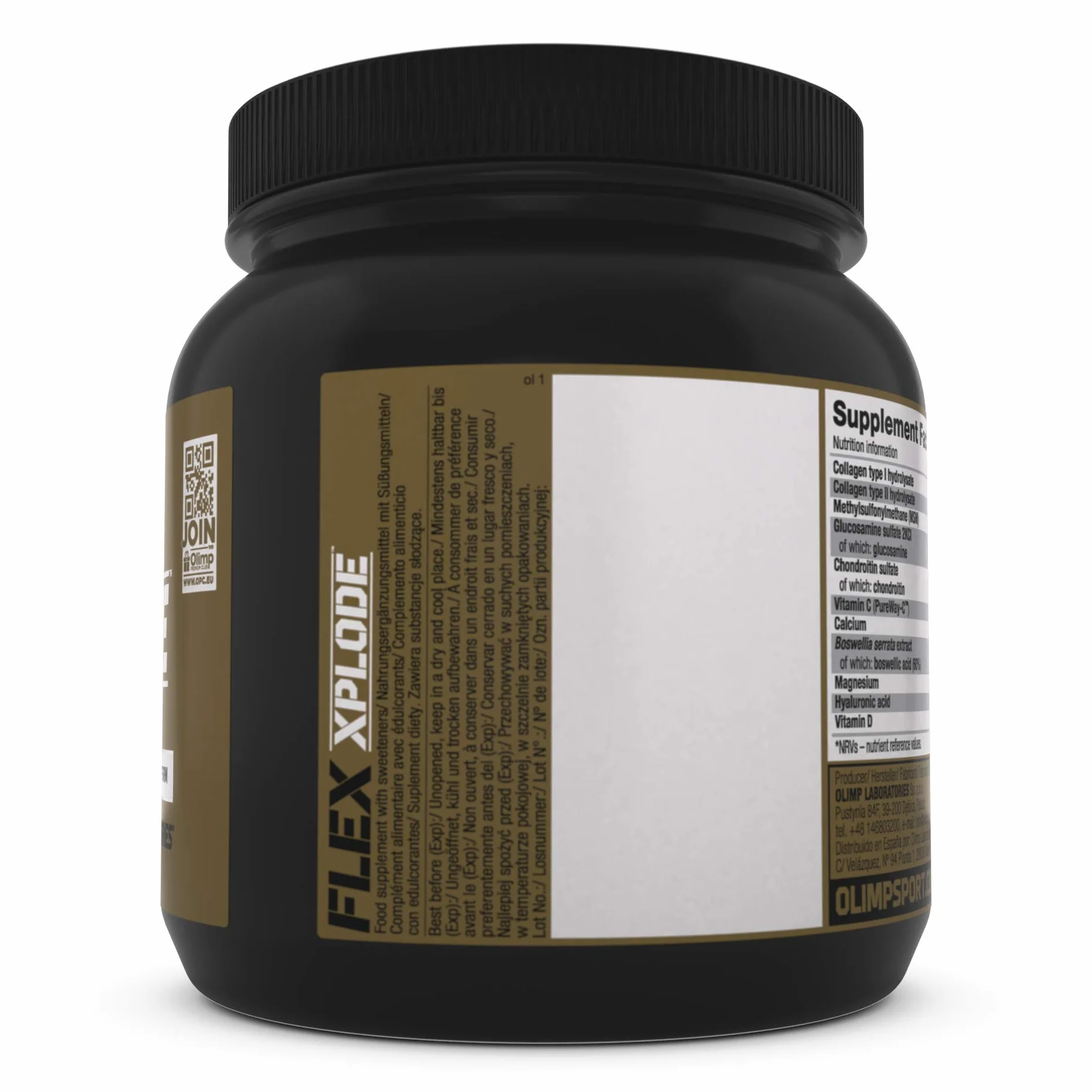 Olimp Flex Xplode® - 504 g, Grejpfrut - Kolagen na Stawy - Zawiera MSM, Witaminę D, C, Wapń, Magnez
