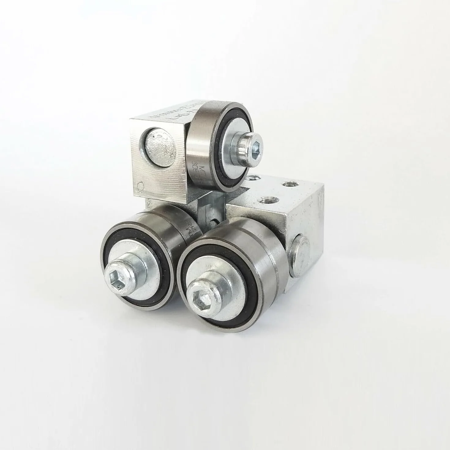 Prowadnica brzeszczotu taśmowego ze stali nierdzewnej 6-20 mm – prowadnica taśmowa premium do małych maszyn – zestaw łożysk i montażu 4 × 4 – wysokiej jakości prowadnica brzeszczotu część zamienna