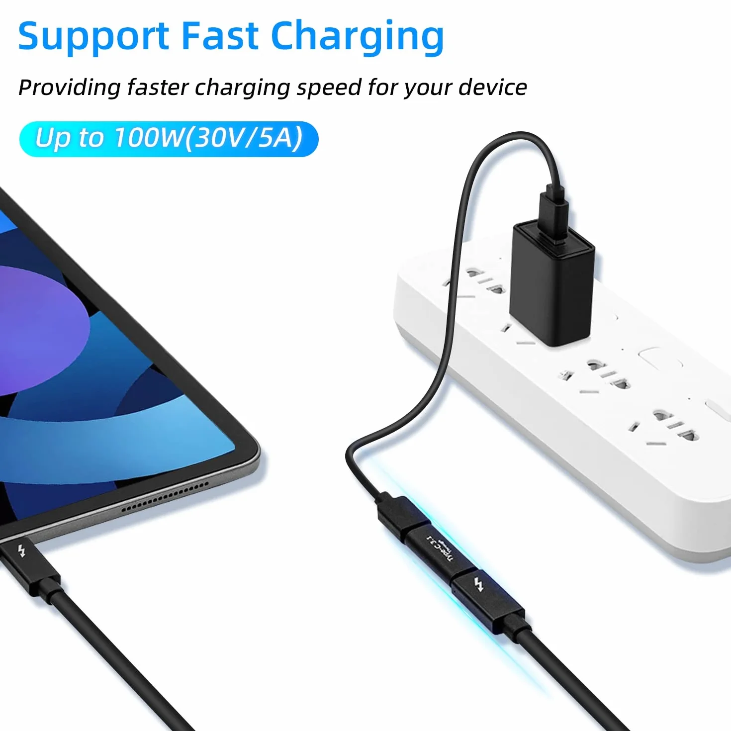 Adapter USB C żeński na żeński, 2 szt. USB C 3.1 Obsługa wideo i audio 4K Szybkie ładowanie i transfer danych 10 Gb/s, przedłużacz do przełączników, PS5, S21, laptopów, tabletów, telefonów