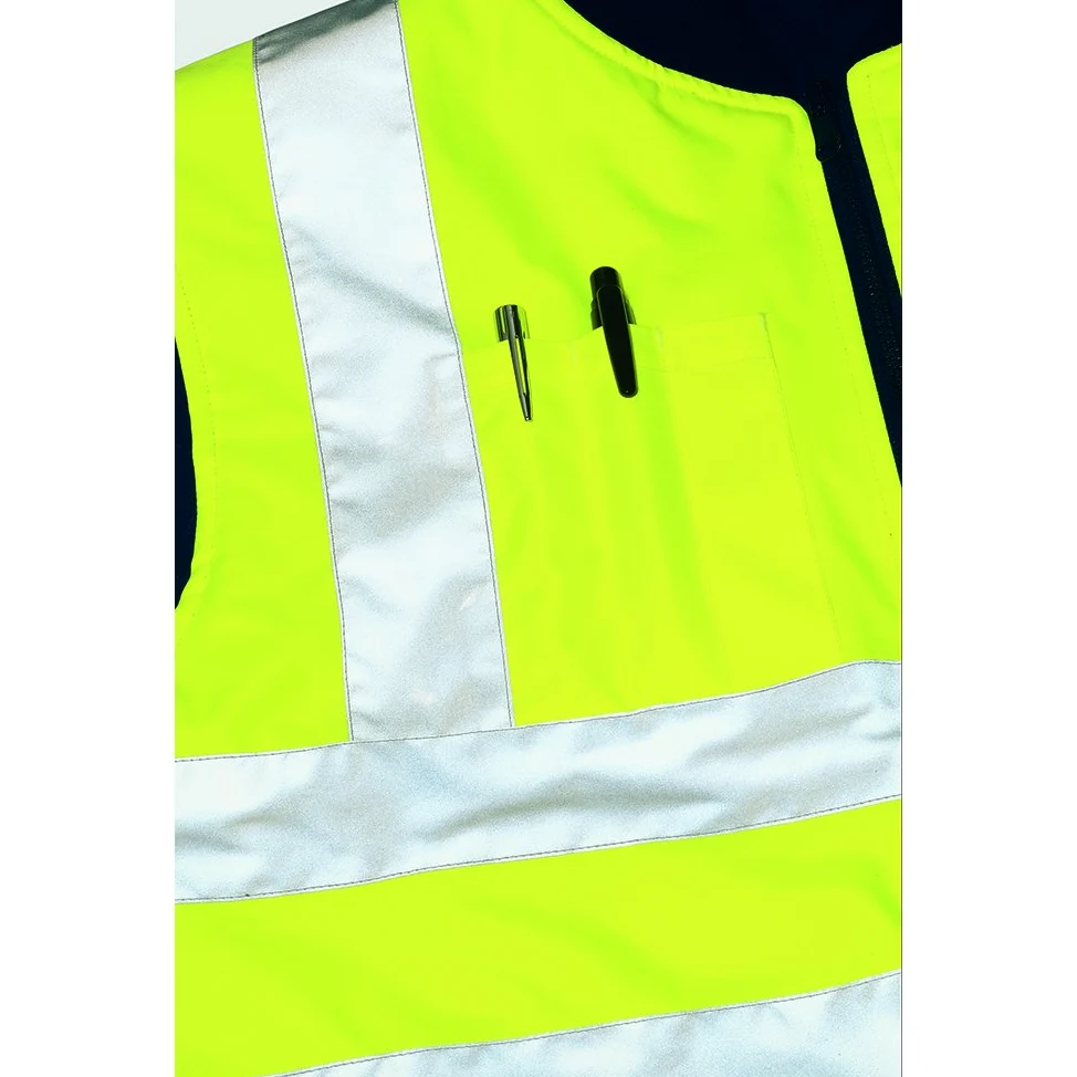 Planam Kamizelka zimowa "Ostrzeżenie", rozmiar XXXL żółta, 1 sztuka, 2072064