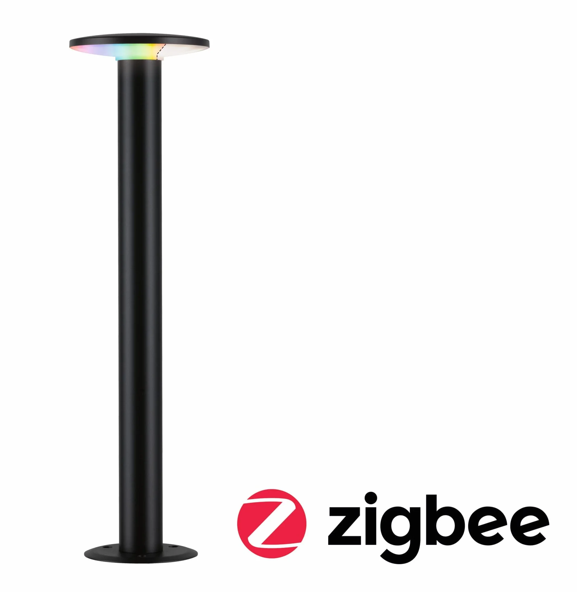 Paulmann LED oprawa zewnętrzna słupkowa Smart Home Zigbee Plate IP44 600mm RGBW 200lm 230V antracyt