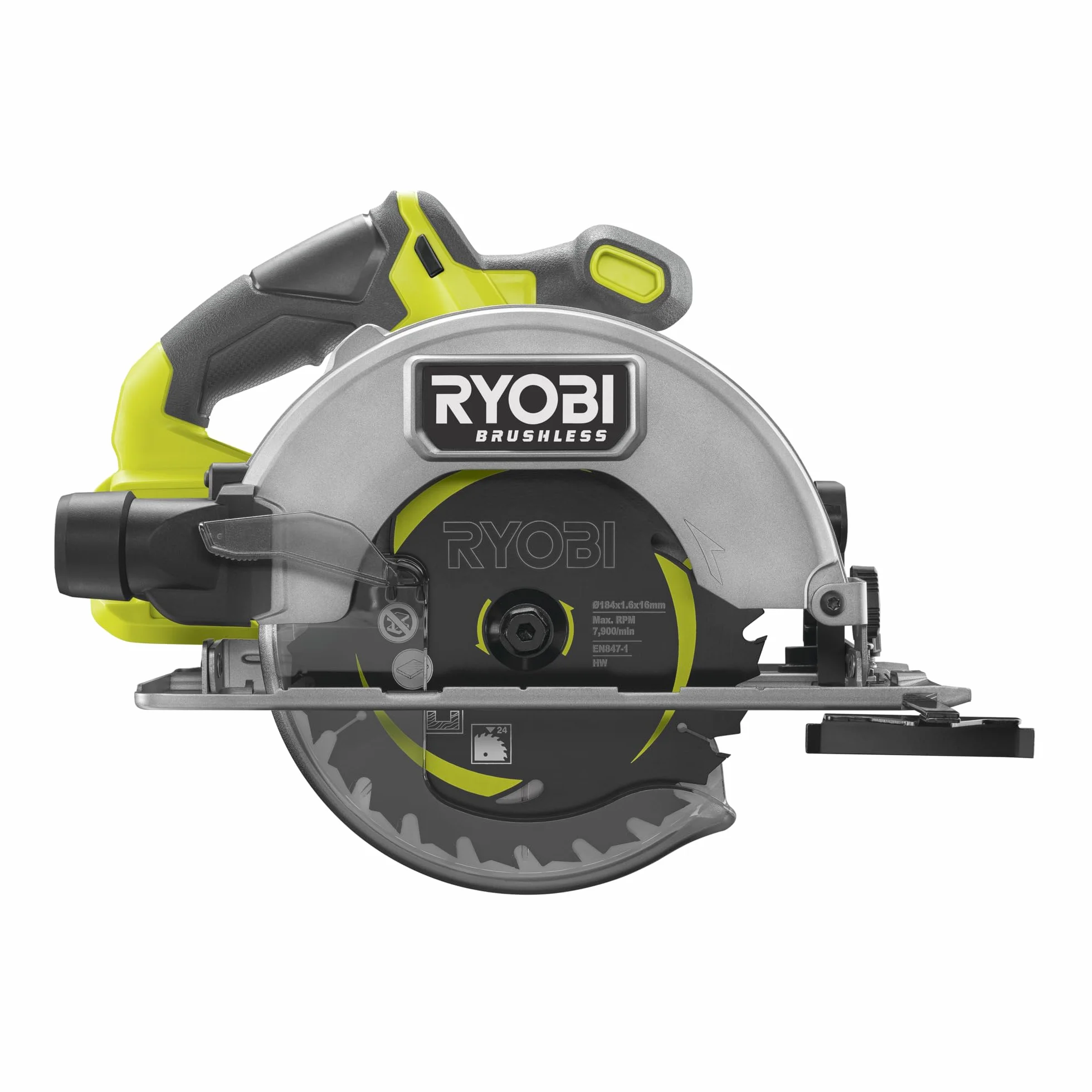Ryobi RCS18BL-0 18V ONE+ Bezprzewodowa bezszczotkowa piła tarczowa 184 mm (nagie narzędzie)