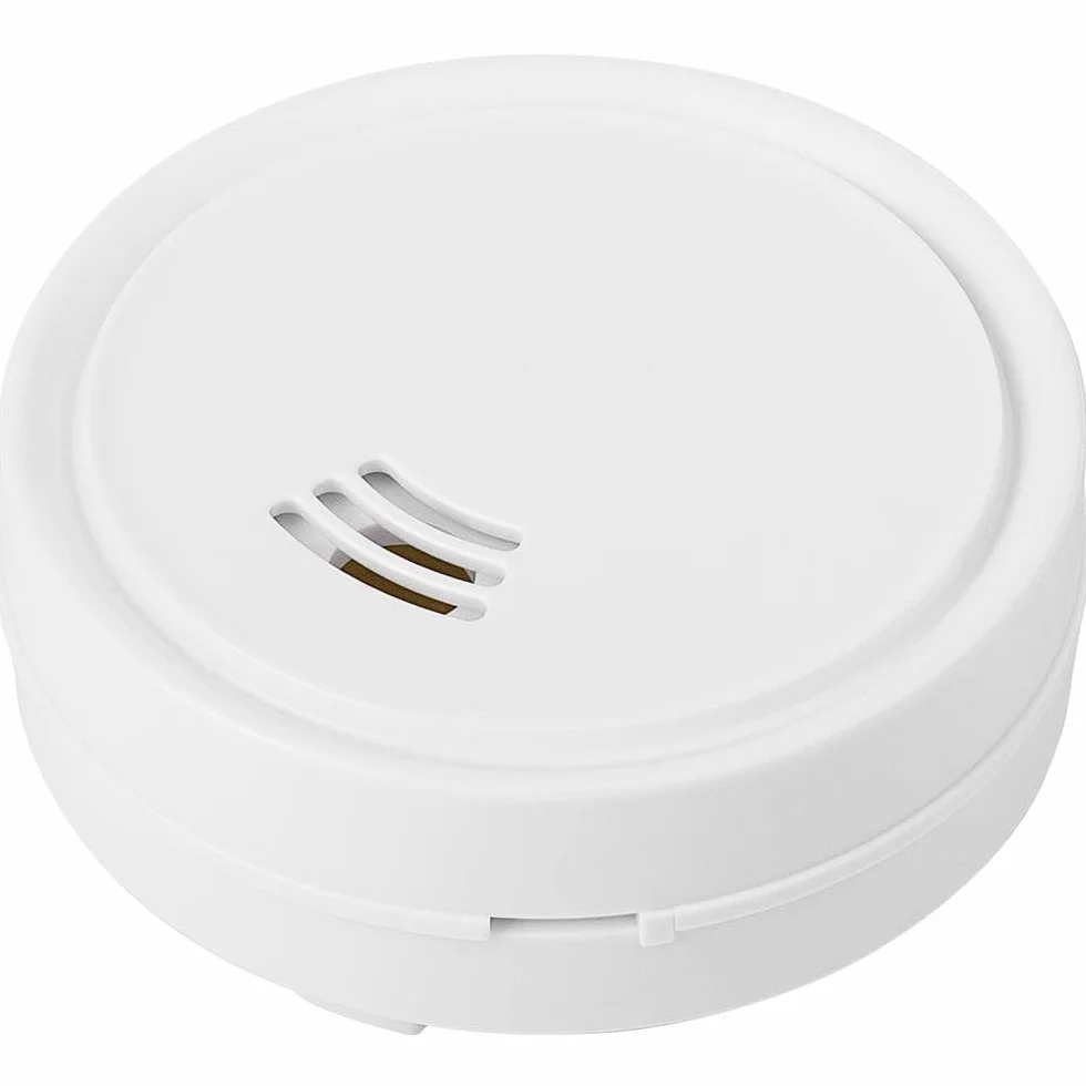 Smartwares FWA-18210 FWA-18210 czujnik wody (zapobiega uszkodzeniu wody, ekstremalnie płaska bateria 3-letnia), biały