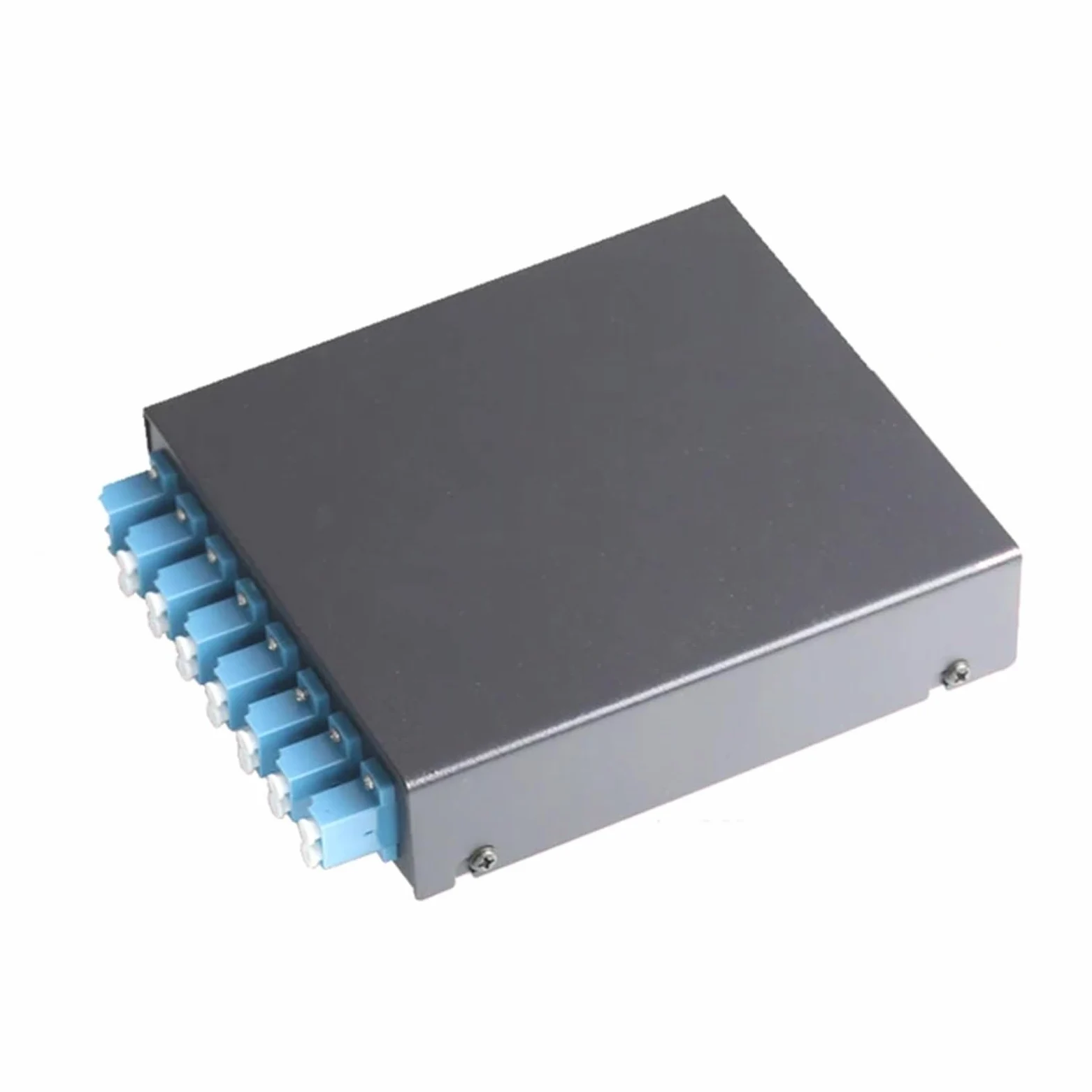8 Port UPC Fiber Patch Panel Desktop Pigtail Optical Fiber Terminal Box with SC FC LC Pigtail(16 Core LC UPC SM)