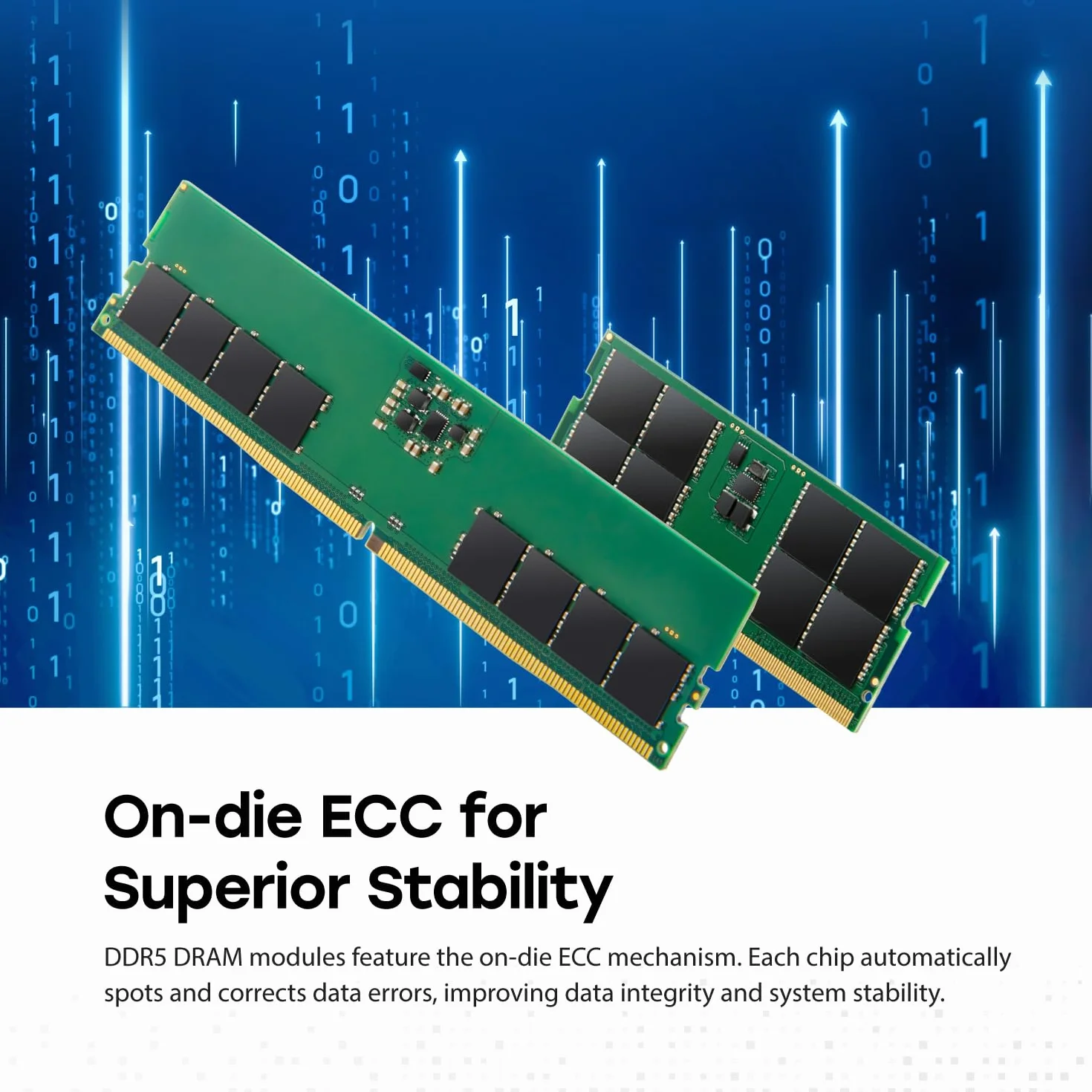 Transcend 16GB DDR5 4800 U-DIMM 1Rx8 CL40 1.1V