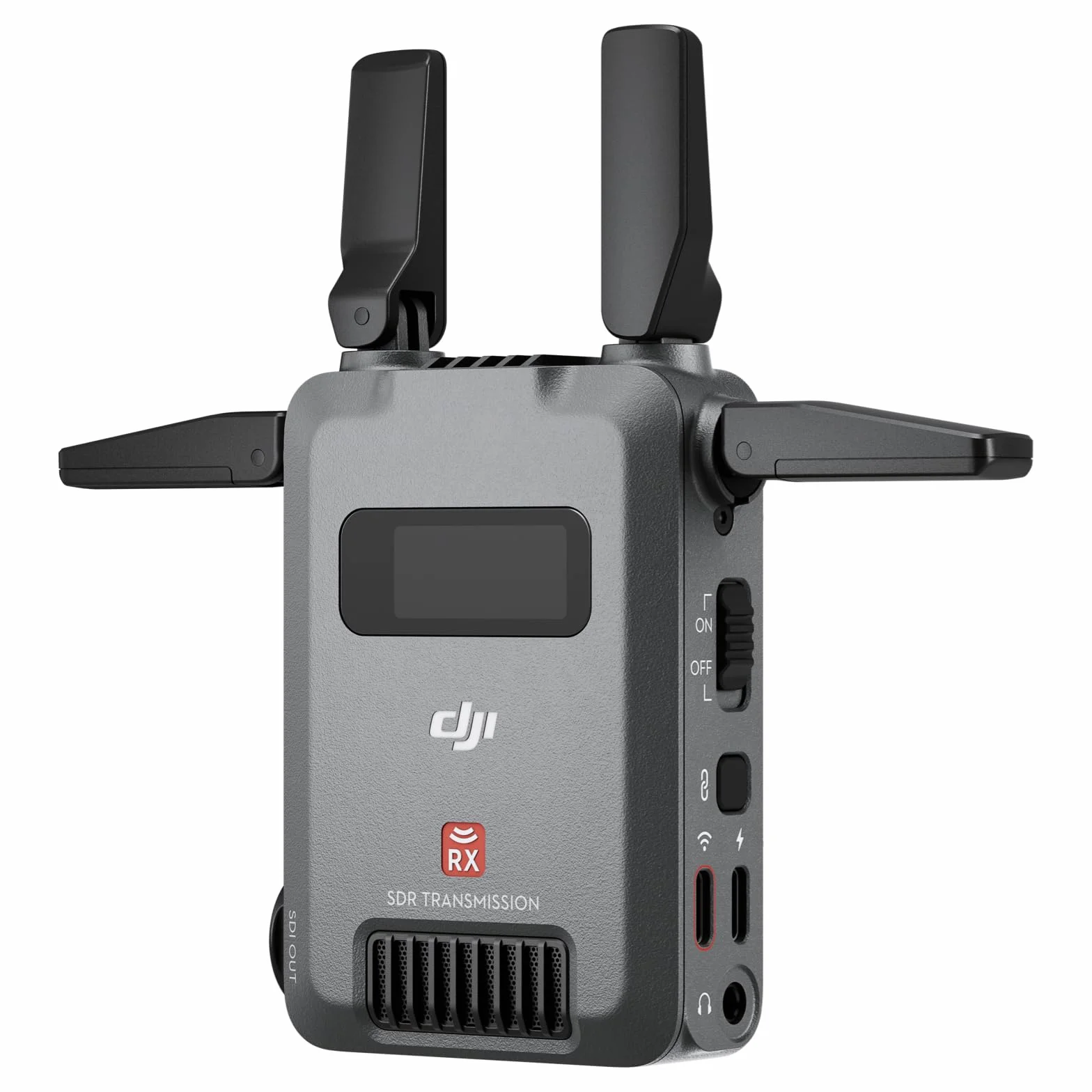 Odbiornik transmisji SDR DJI, bezprze. transmisja wideo SDR 1080p/60 kl./s do 3 km, tylko urządzenie RX, stabilność i brak zakłóceń, duża moc sygnału, wysoki bitrate, nieograniczona liczba odbiorników