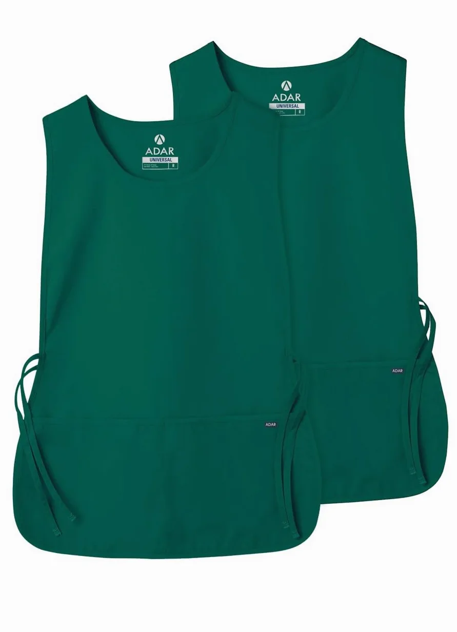 Adar uniwersalny fartuch dwupak - fartuch unisex, zielony (hunter green), XL