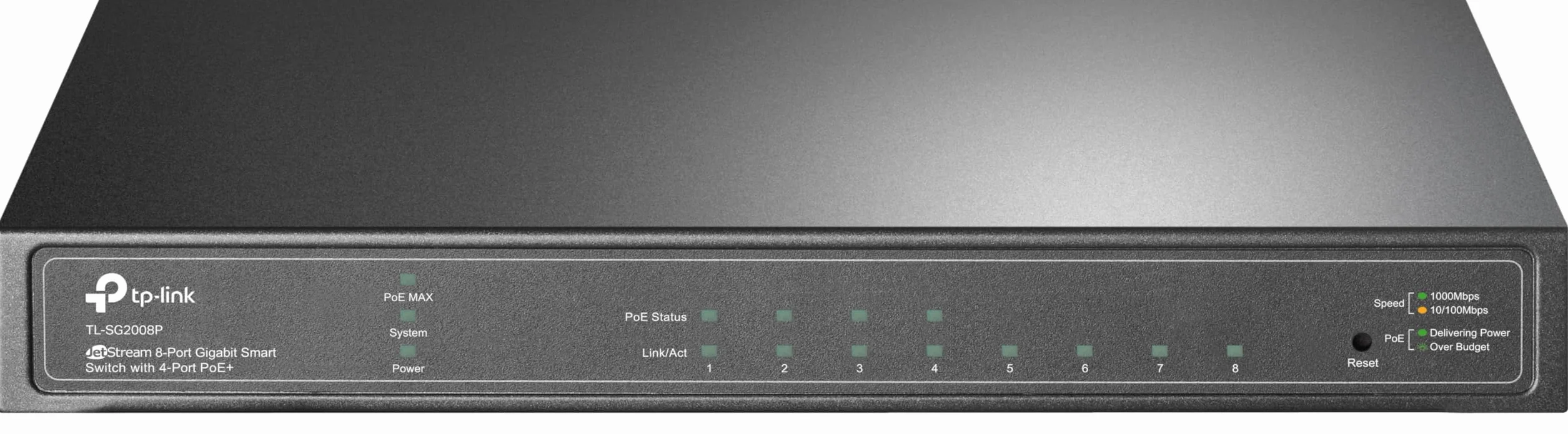 TP-Link TL-SG2008P 8-Portowy Smart przełącznik Gigabit PoE+ 62 W Omada SDN