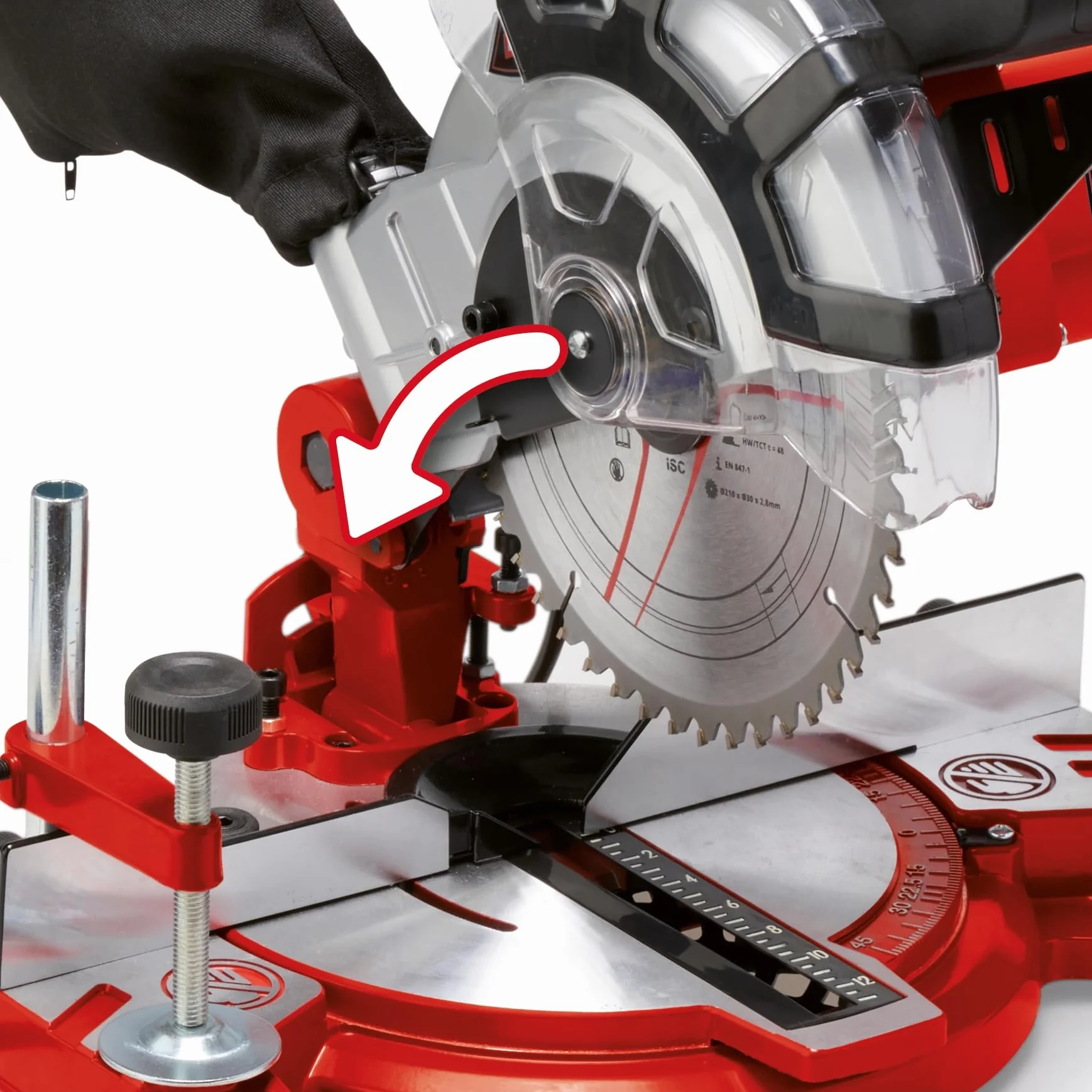 Einhell Th-Ms 2112 Piła, Czerwony/Czarny, ‎46,5 x 32,4 x 29,5 cm; 7,1 kg