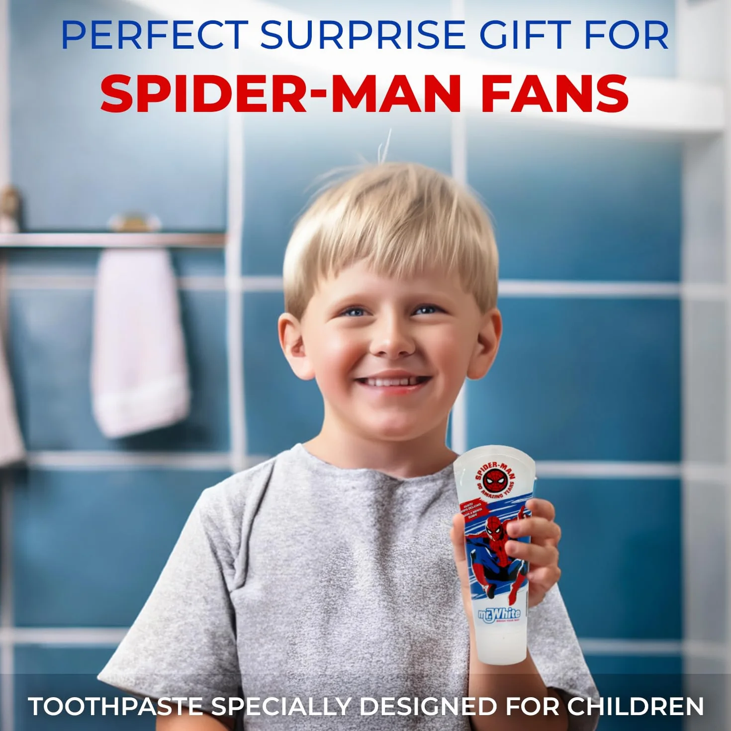 Mr White Jr Spider-Man pasta do zębów