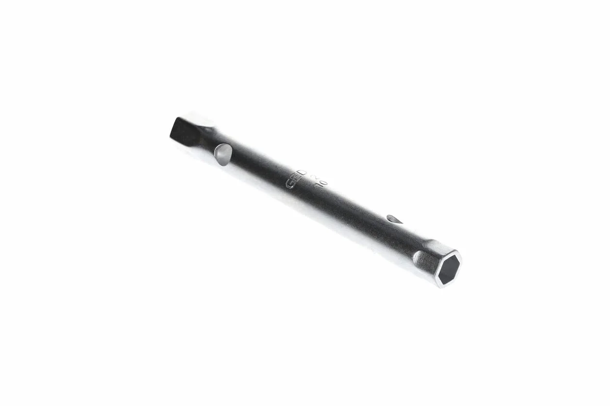 GEDORE Klucz nasadowy podwójny, 10 + 13 mm, 6-kątny, długość 140 mm, narzędzie do nakrętek samochodowych, 26 R 10 x 13, stal chromowana
