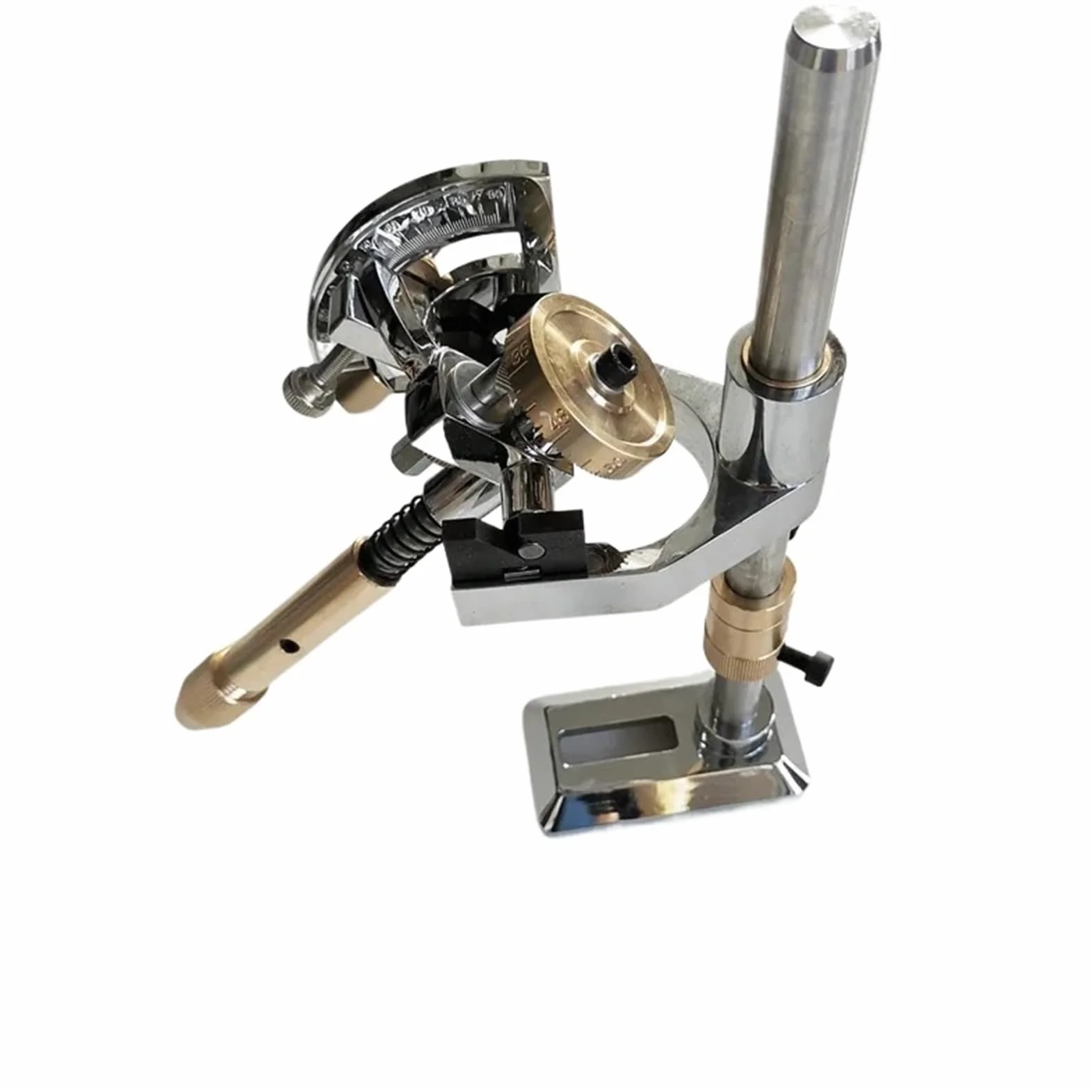 Szlifierka kątowa do polerowania kamieni szlachetnych, manipulator miedziany, regulacja wysokości, szlifowanie jadeitu z podziałką Kompaktowy, przenośny(64-scale robotic arm)