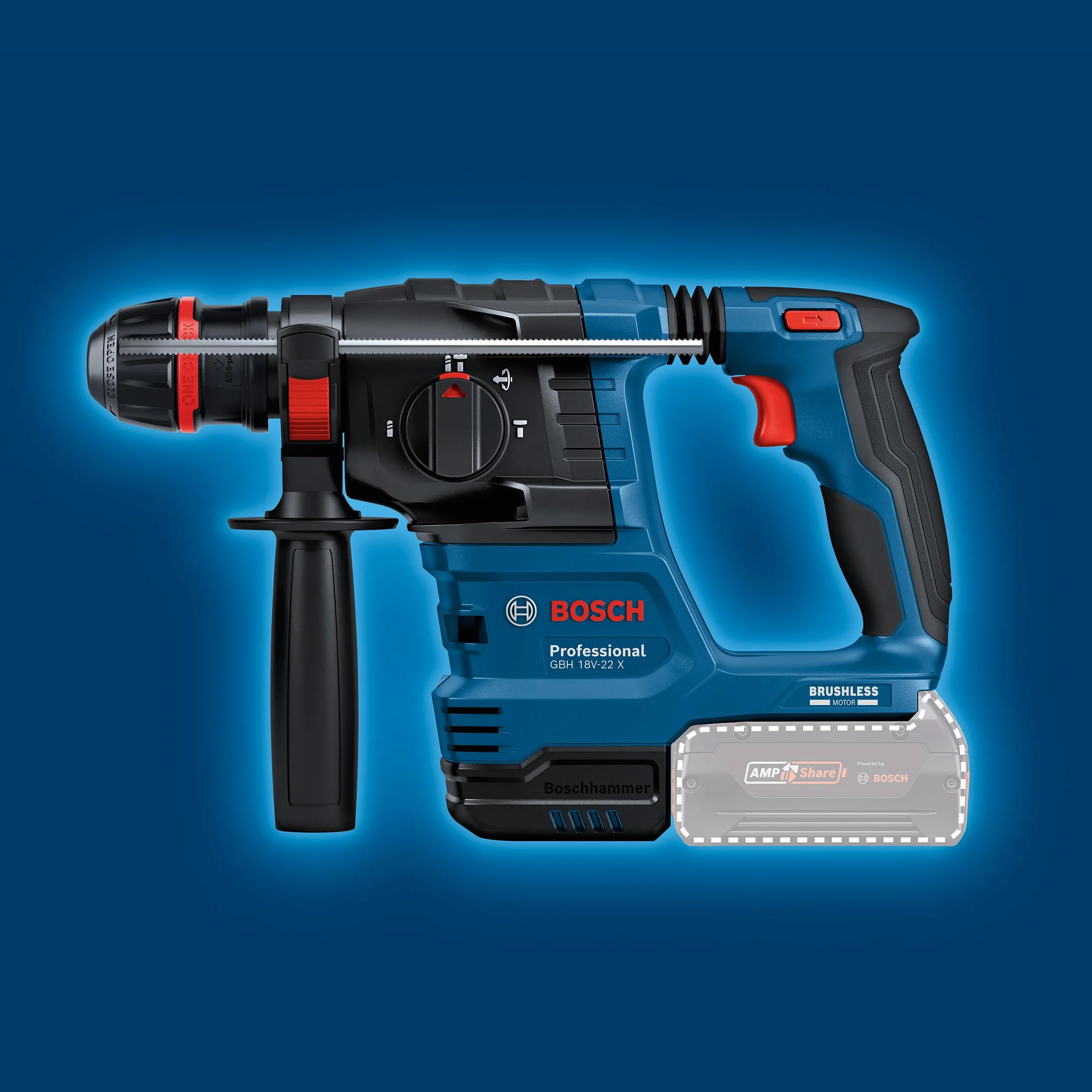 Bosch Professional GBH 18V-22 X Akumulatorowy młot udarowo-obrotowy 18V