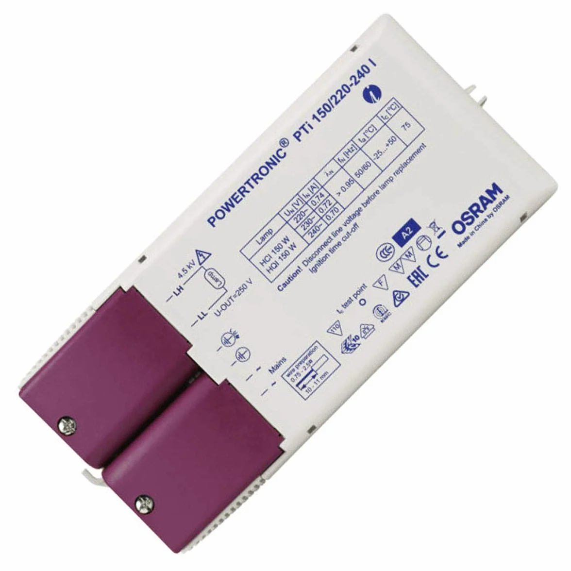 OSRAM PTi EVG statecznik do 150 W CDM HCI HQI HID Powertronic Intelligent