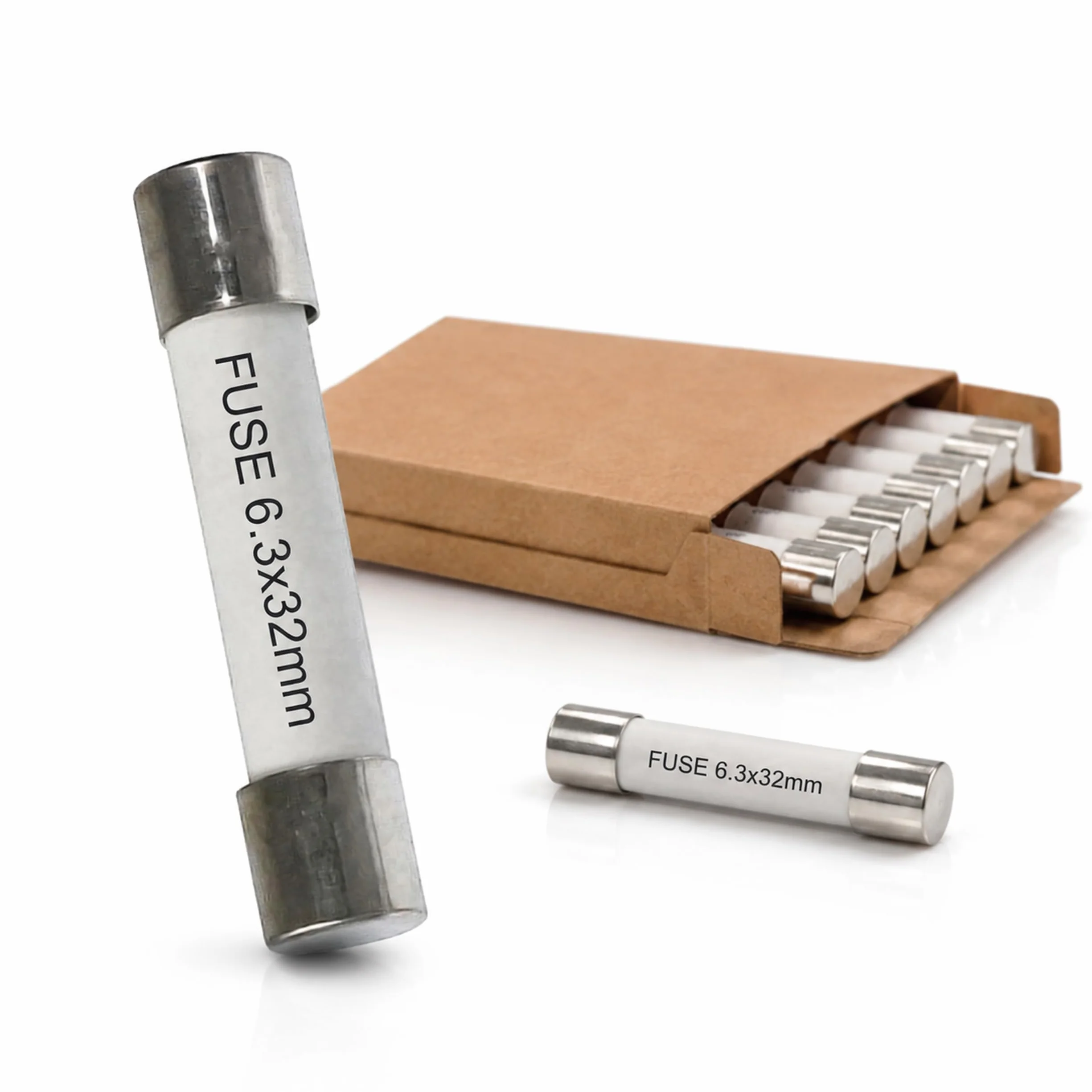 PeakTech P 7621 bezpiecznik dokładny 10 A 600 V super flink FF rozmiar 6,3 x 32 mm element zabezpieczający do urządzeń pomiarowych i zasilaczy laboratoryjnych