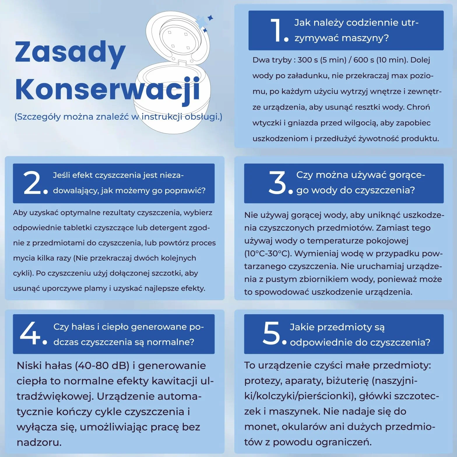 SEANCHEER Urządzenie Do Czyszczenia Ultradźwiękowego | 48000Hz | 24W | 180ML | Czyścik Ultradźwiękowy z lampą UV Do | Protez | Retainerów | Alignerów | Szyn Zębowych | Biżuterii | (Biały)