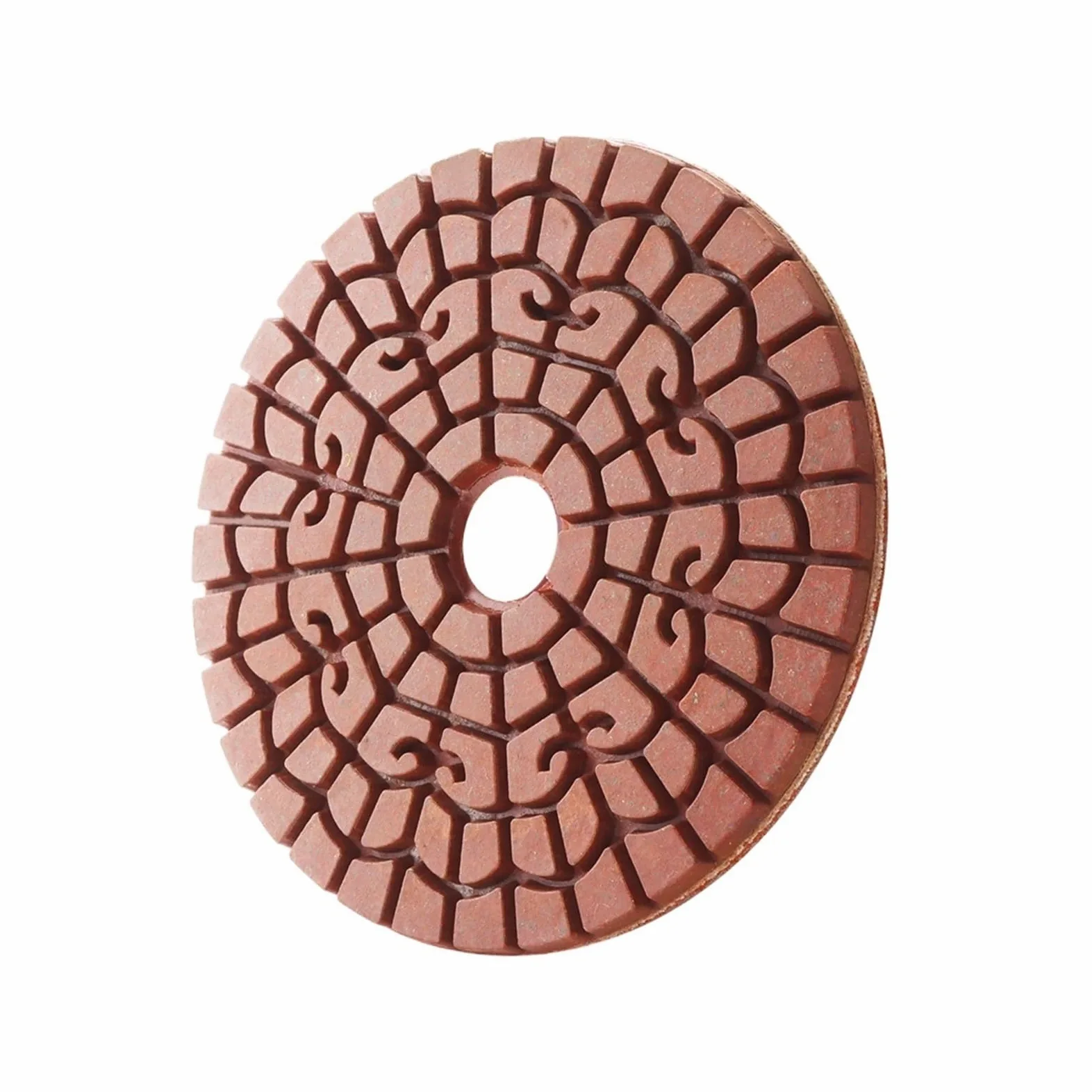 Diamentowa podkładka polerska, Pack of 6 Grit 50 4 inch Auspicious Cloud Metal Wet Diamond Polishing Pad for Stone