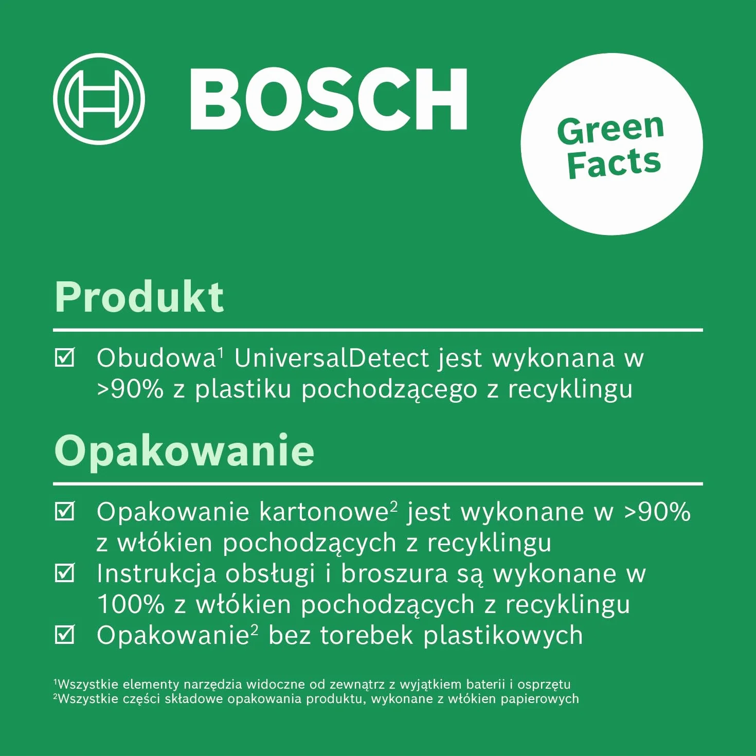 Bosch Detektor UniversalDetect (ułatwiający obsługę przewodnik instrukcjami „krok po kroku”, detektor konstrukcji drewnianych i przewodów, opakowanie kartonowe E-Commerce)