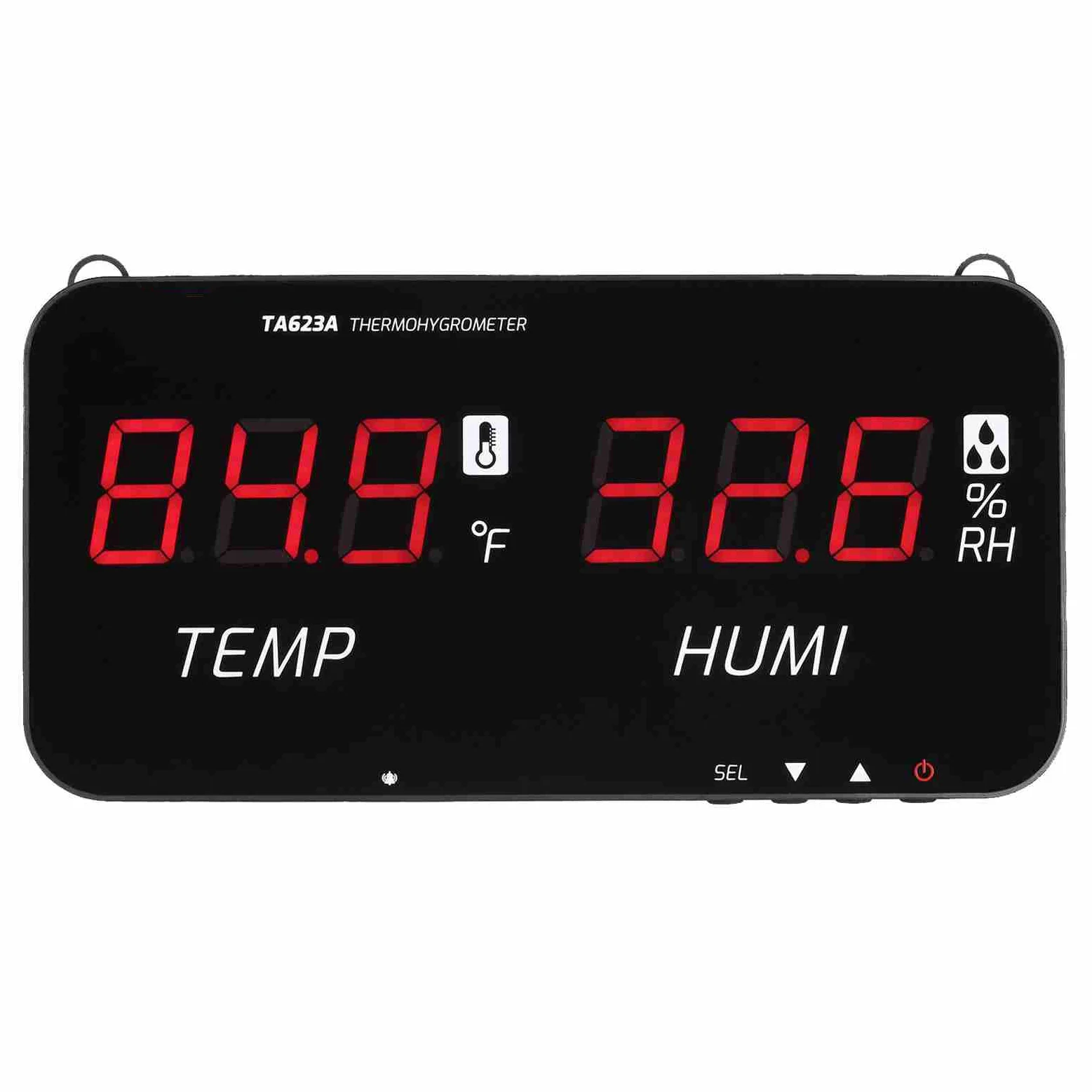 TASI HUIOP TASI Inteligentny termometr z higrometrem temperatury -20℃-80℃(-4℉-176℉)Miernik wilgotności powietrza z wyświetlaczem cyfrowym LED Cyfrowy termometr ścienny Higrometr domowy Rolnik