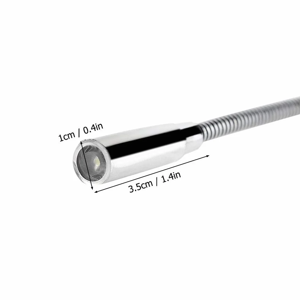 Lampka USB typu łabędzia szyja LED do czytania, elastyczna mini lampka nocna do komputera