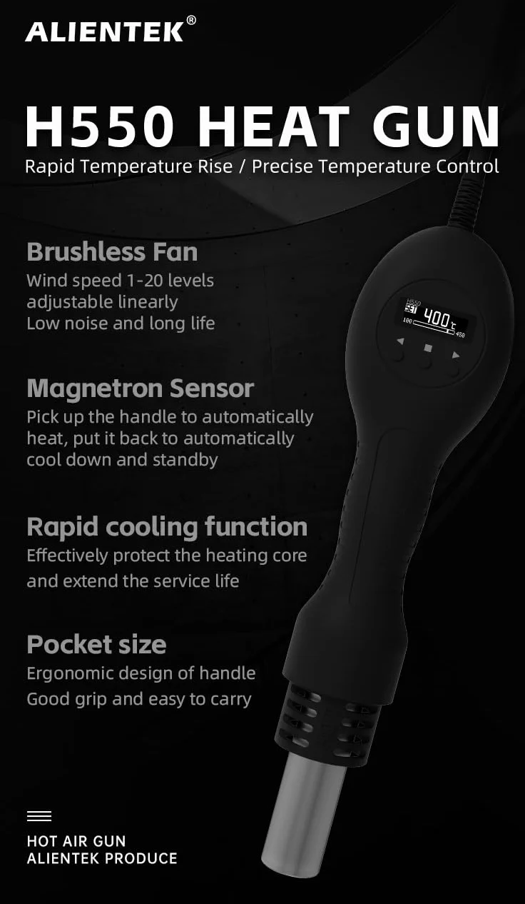 Opalarka H550 lutownica gorącego powietrza Hot Air Gun