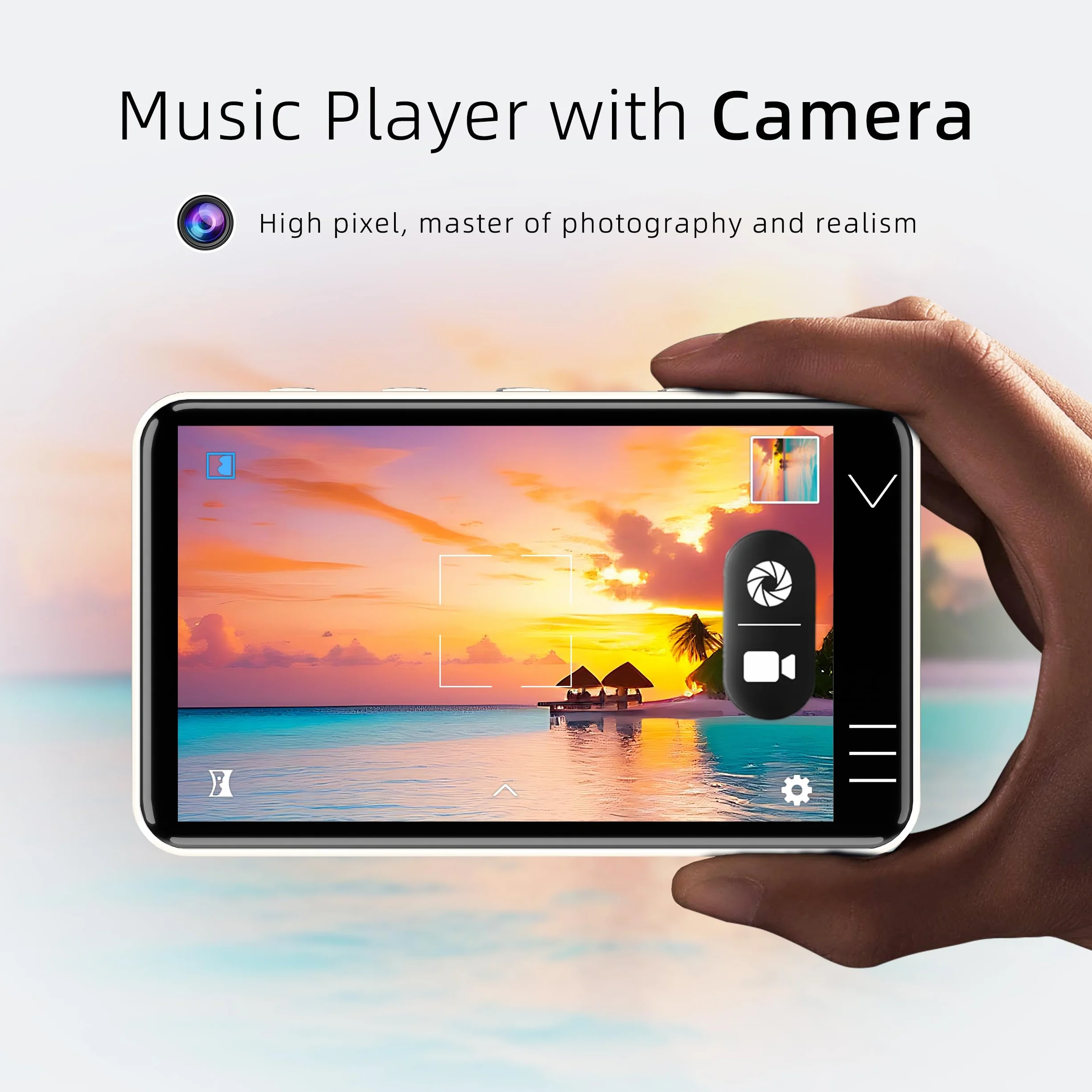 Przenośny odtwarzacz MP3 64 GB 4-calowy Bluetooth WiFi cyfrowy HIFI WALKER z systemem Android