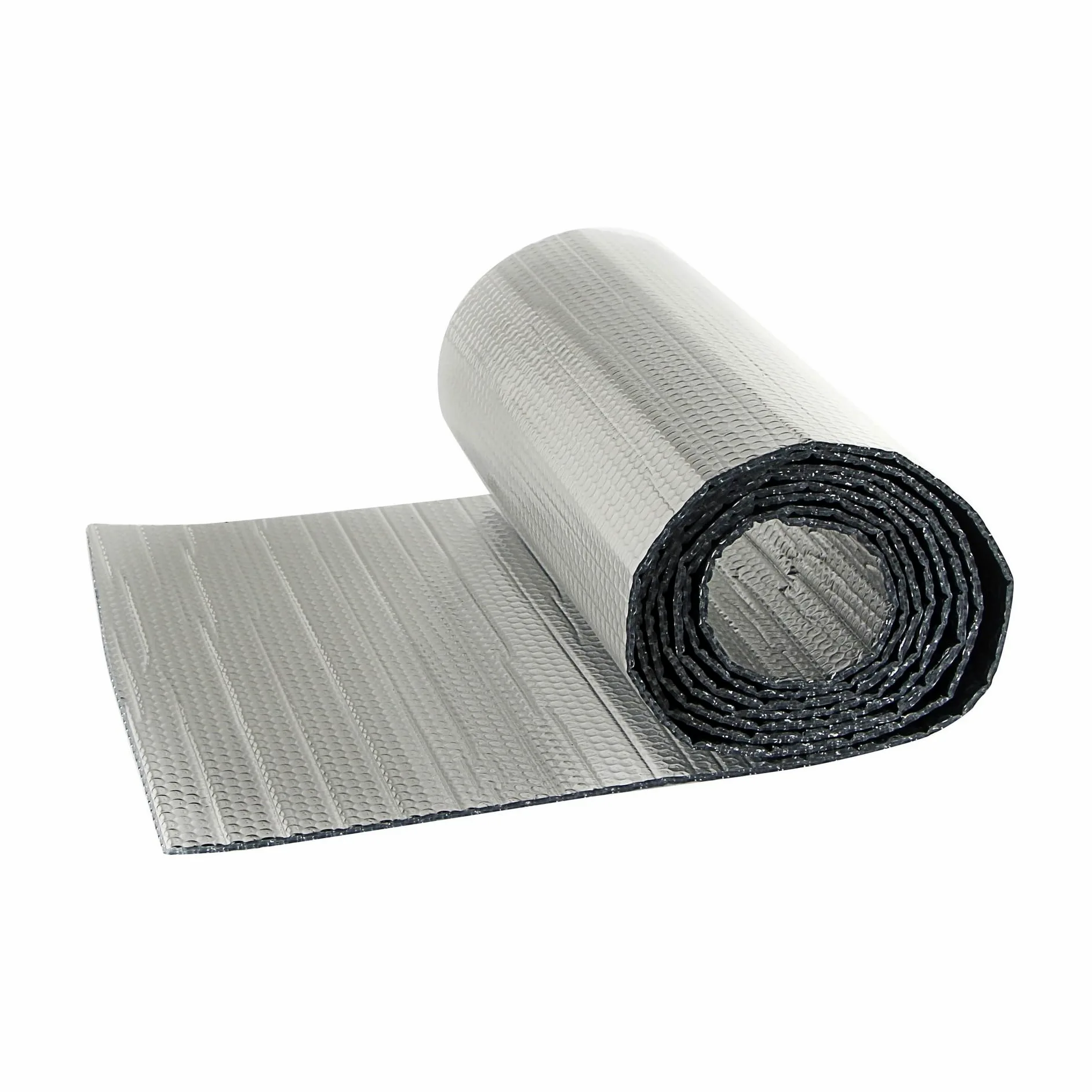 Folia izolacyjna grzejnika podwójna warstwa aluminiowa folia bąbelkowa rolka izolacyjna samoprzylepna zatrzymująca ciepło energooszczędny panel foliowy łatwy montaż do Loft Wa