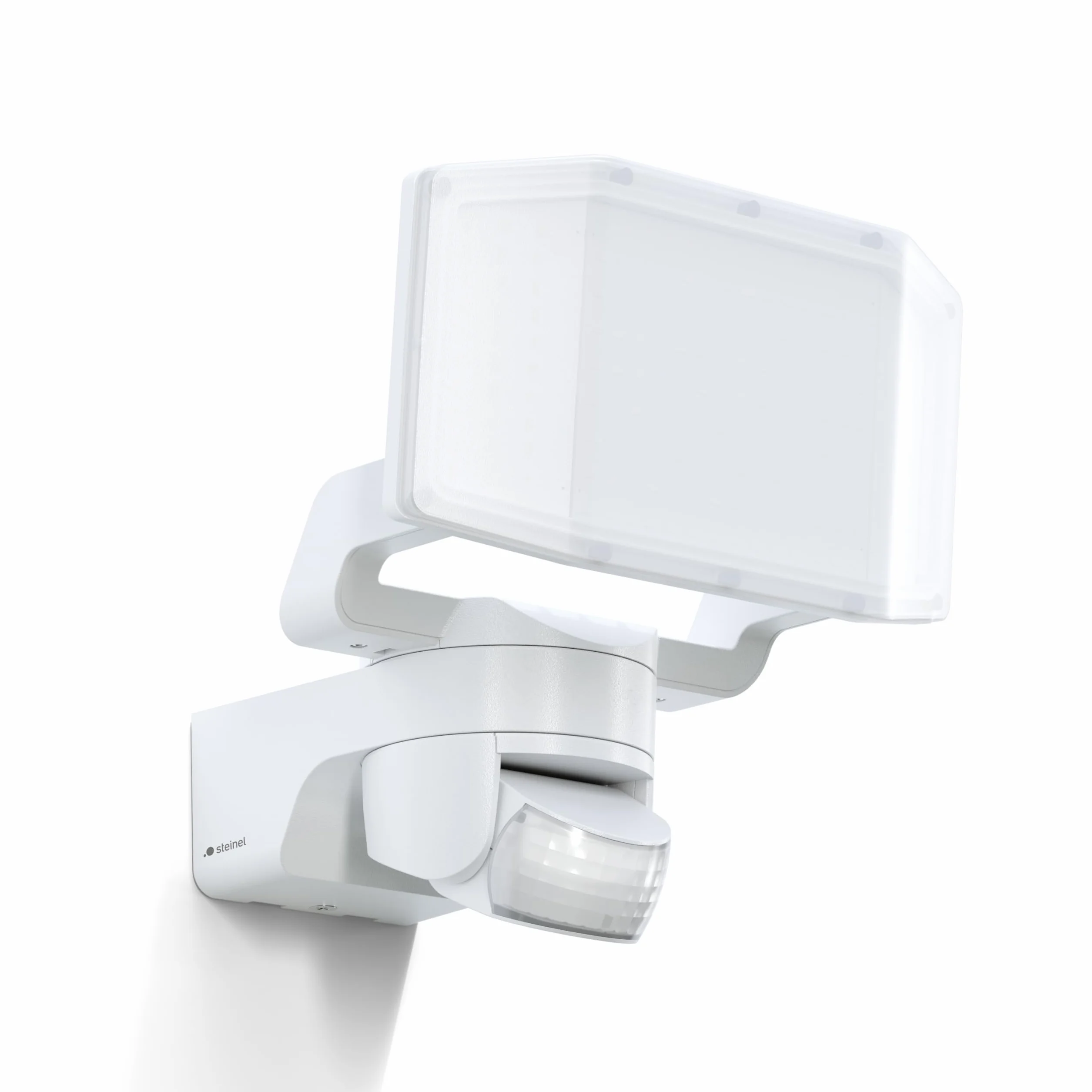 Steinel XLED Protect S reflektor zewnętrzny LED biały | czujnik ruchu 180°, 3000 K ciepła biel, 14,3 W, IP54, do garaży, ogrodów