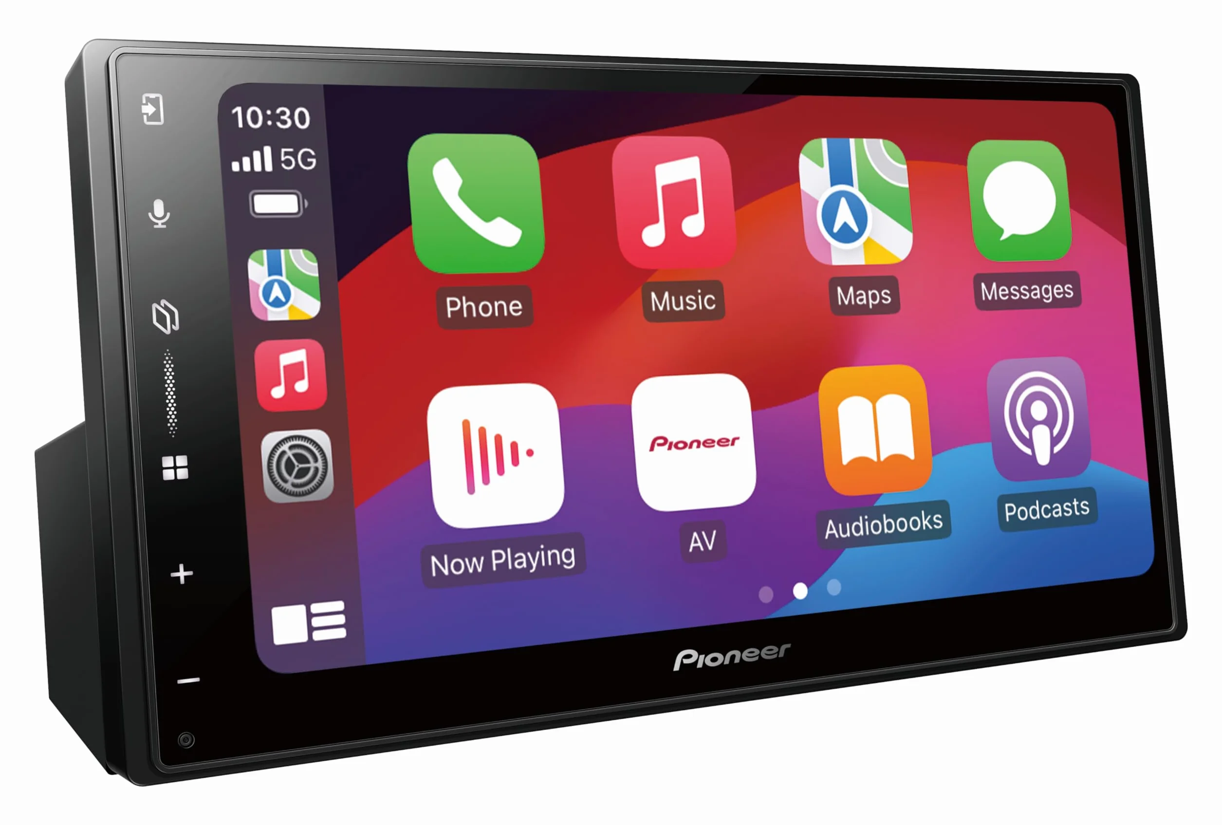 Pioneer SPH-DA77DAB centrum multimedialne 2DIN, pojemnościowy panel dotykowy 6,8", z Wi-Fi, Bluetooth, Apple CarPlay, Android Auto i DAB+, 13-pasmowy korektor graficzny