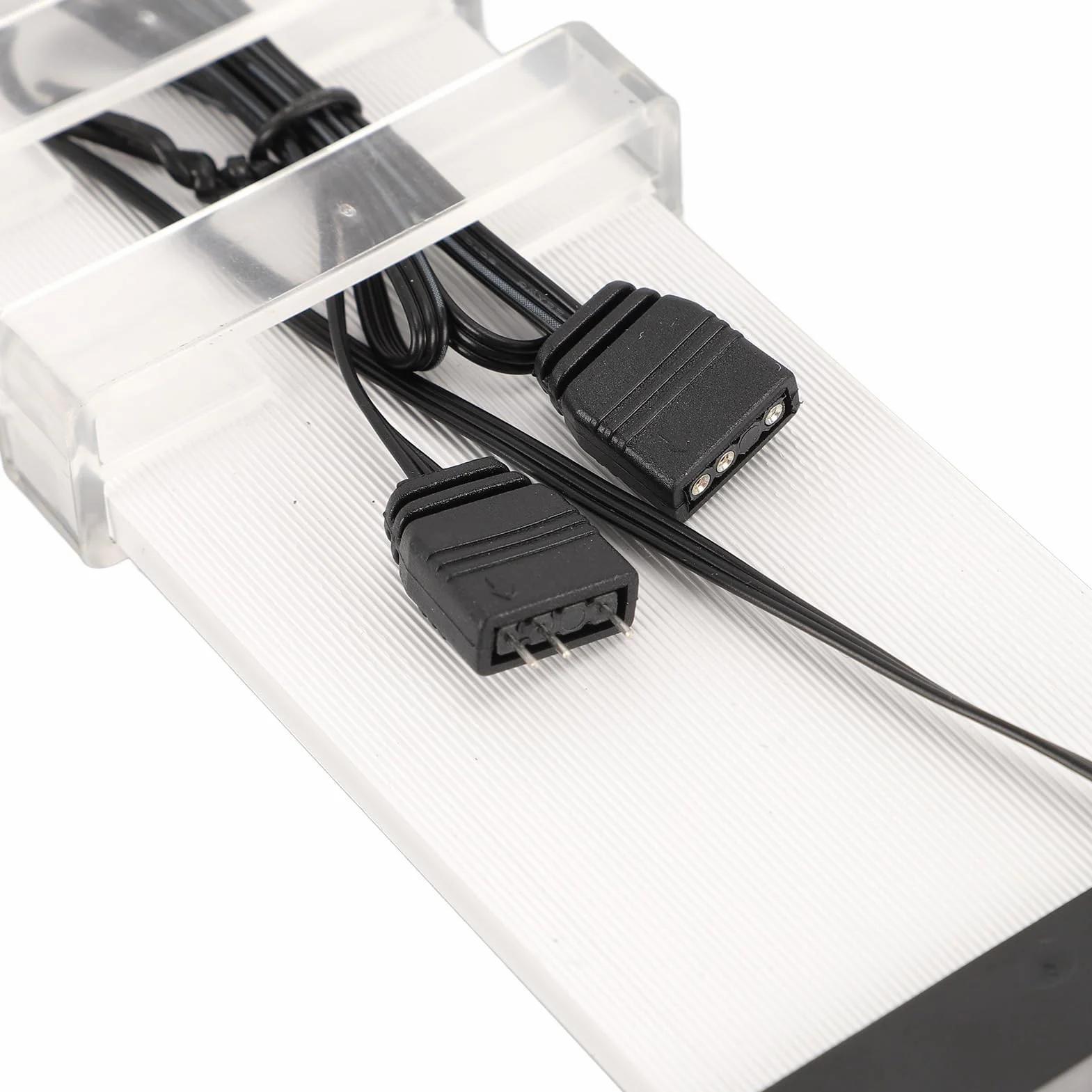 Kabel Rozszerzony Zasilania RGB 5V 3 Pin ArgB Synchronizacja Miękka Rura Silikonowa LED