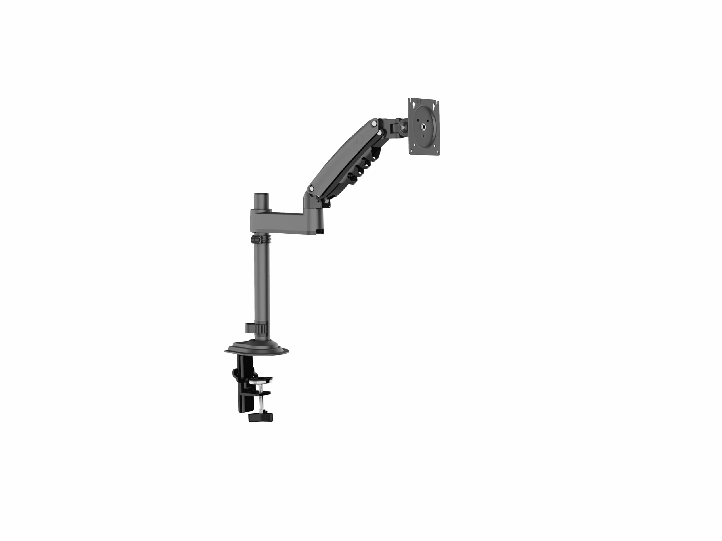 Uchwyt obrotowy na sprężynie gazowej do monitorów 22-35 cali VESA 100x100 mm udźwig 12 kg