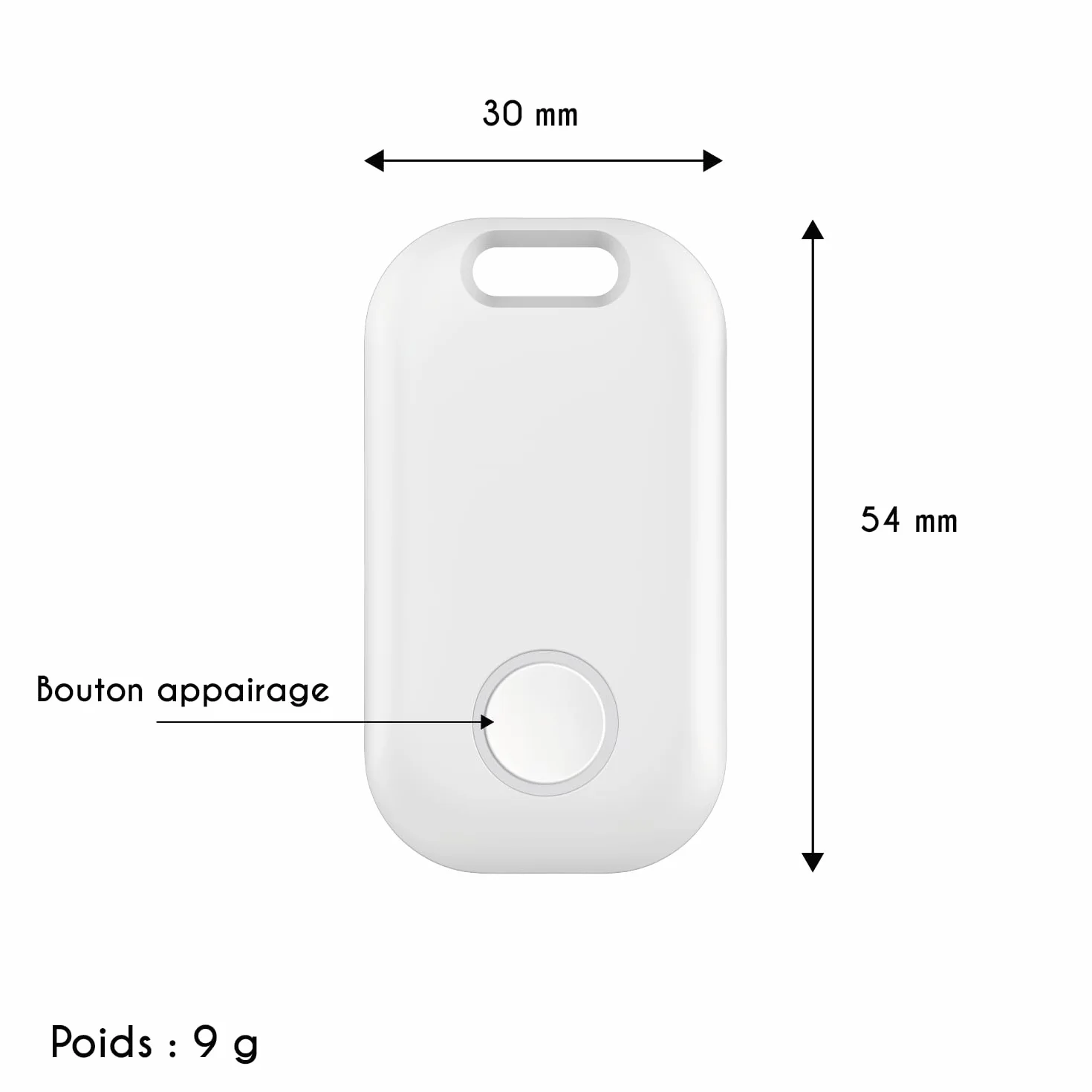 Logicom LogiTrack Akcesorium lokalizacyjne kompatybilny z iOS i Apple Find My 230mAh