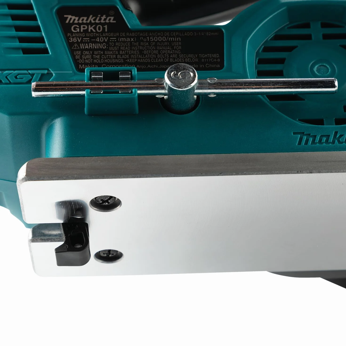 Makita KP001GZ 40V Max XGT bezszczotkowa strugarka 82 mm – baterie i ładowarki nie są dołączone