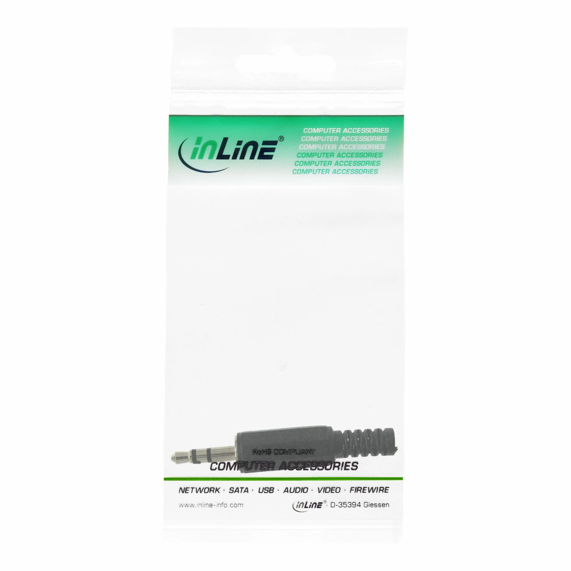 Wtyczka Jack 3.5 mm Inline 99100