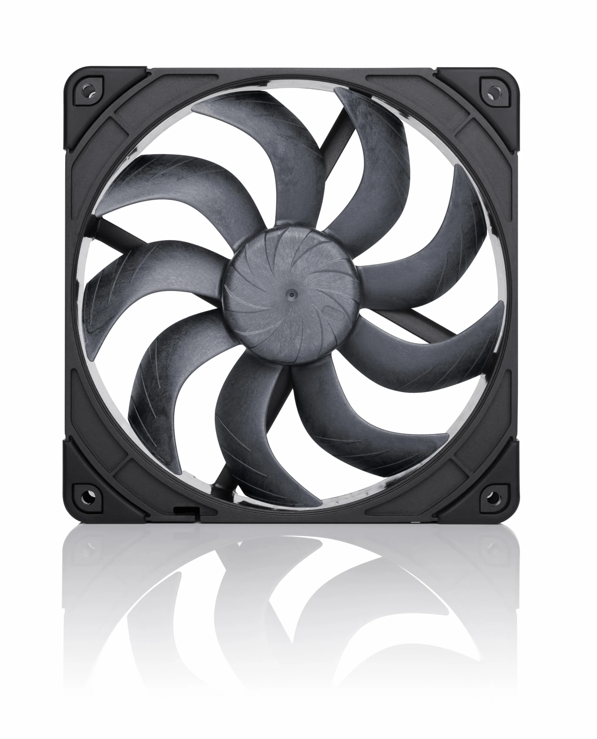 Noctua NF-A14x25 G2 PWM Sx2-PP chromax.black, Dwuwentylatorowy Zestaw do Stosowania w Układzie Sąsiadującym oraz Push-Pull (Czarny)