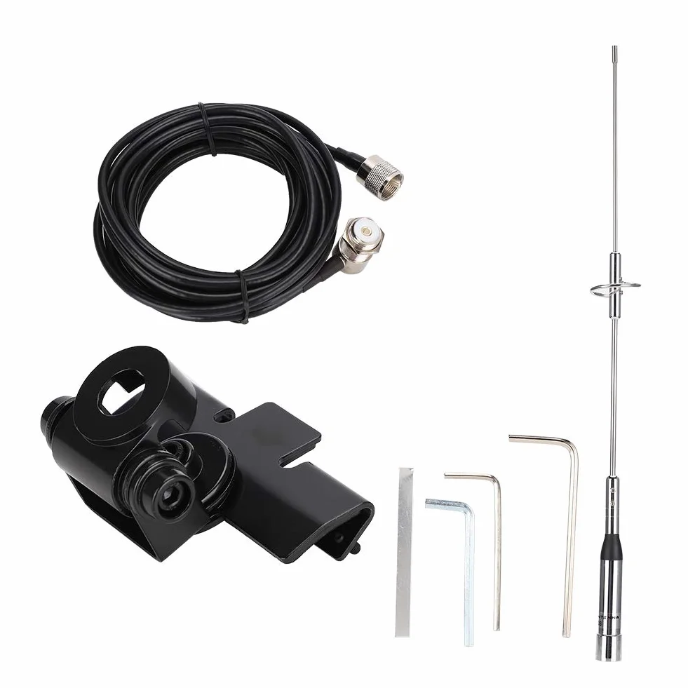 Antena samochodowa VHF/UHF NL-770S 144/430MHz 2.15/3.0dBi wodoodporna magnetyczna 5m