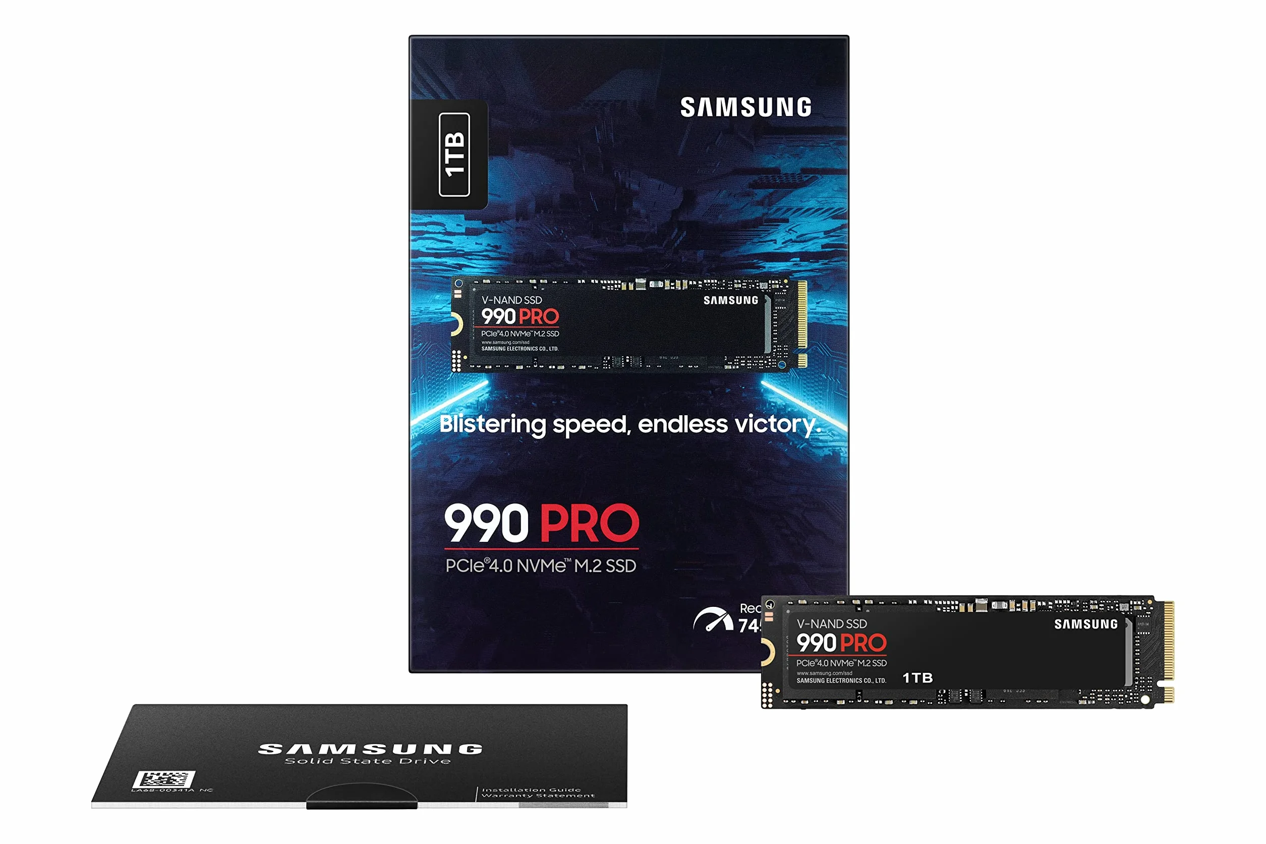 Samsung 990 Pro MZ-V9P1T0BW Dysk Ssd, Czarny, 1 TB