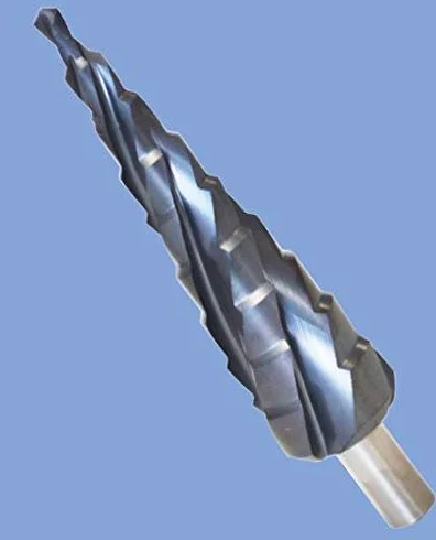 Wiertło stopniowe rowek spiralny, typ 6-30 mm, 4 ostrza, powłoka TiAIN, HSS