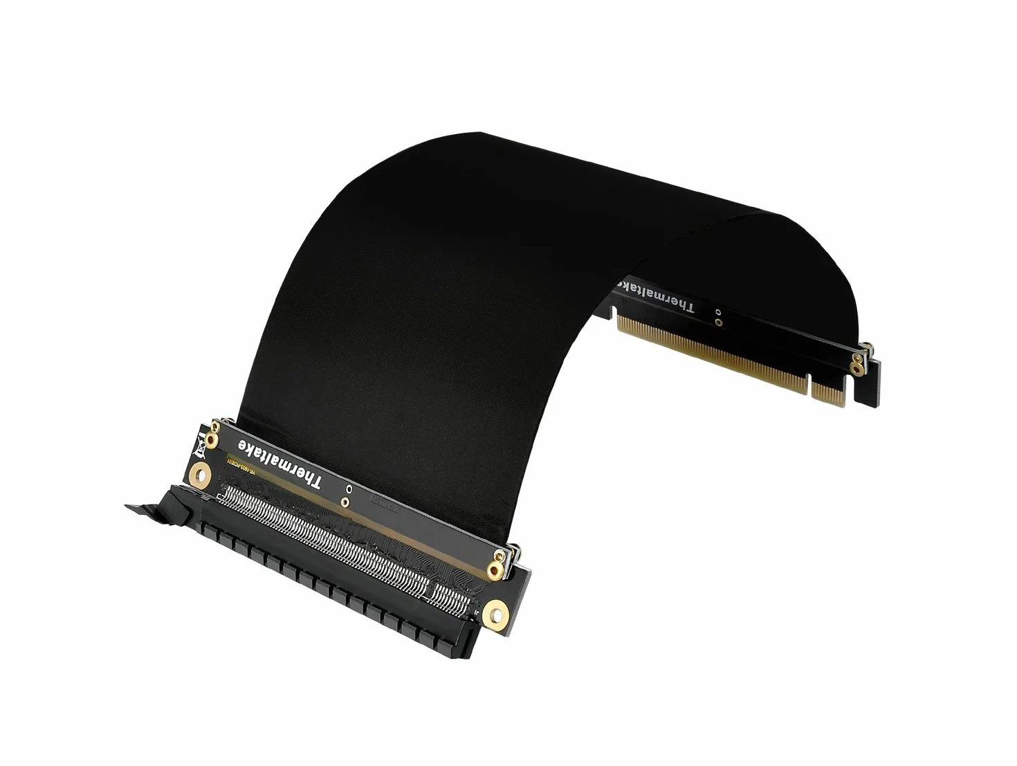 Thermaltake PCI-E 3.0 Gaming PC Modding X16 Riser elastyczny kabel ulepszony, 2 lata, osłona ekranująca EMI, czarny 200 mm AC-053-CN1OTN-C1
