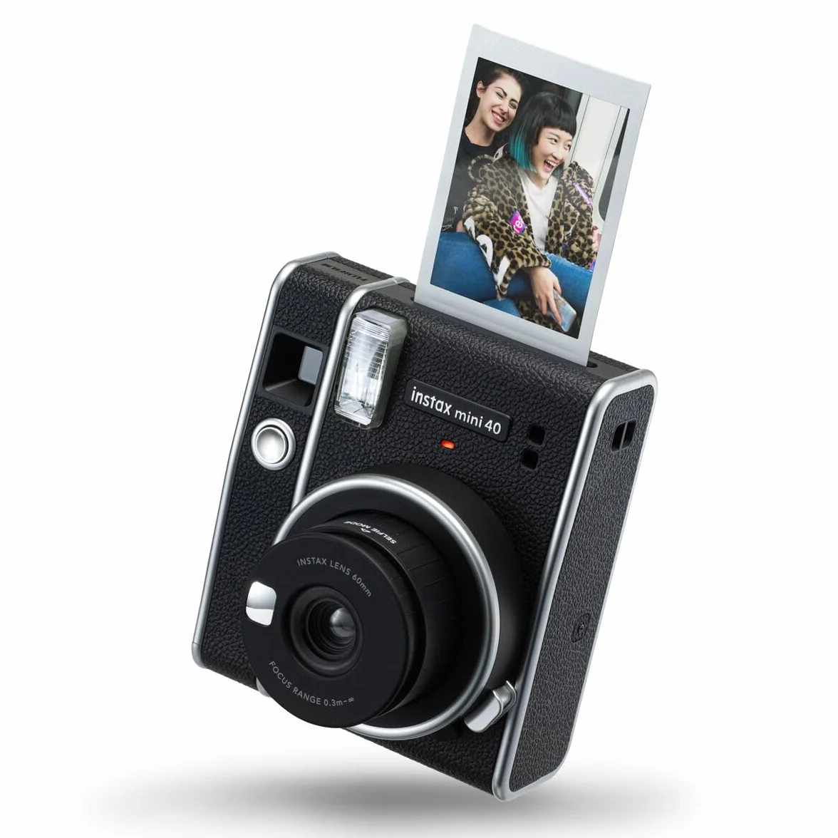 Instax Mini 40 Aparat Błyskawiczny Czarny 60 mm